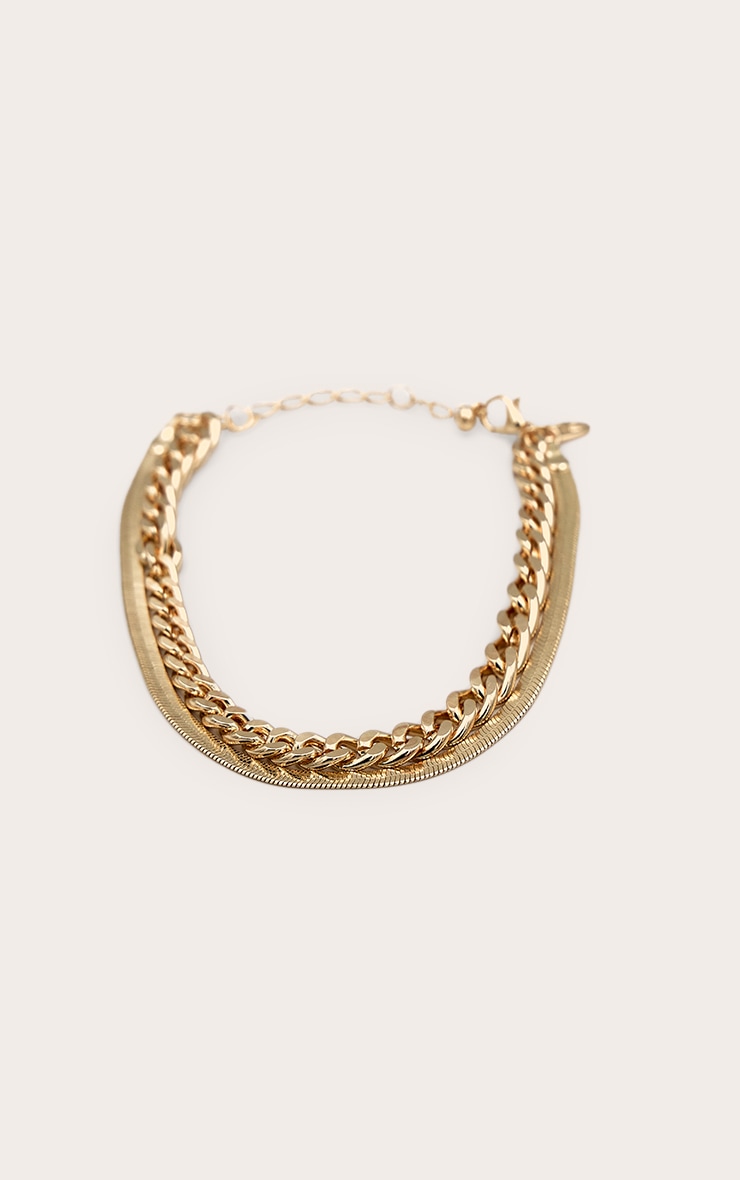 Gold Assorted 2 Pack Bracelet image 2