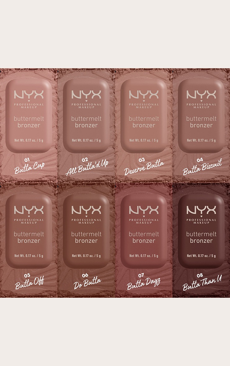 NYX PMU Buttermelt Powder Bronzer Butta Biscuit image 3