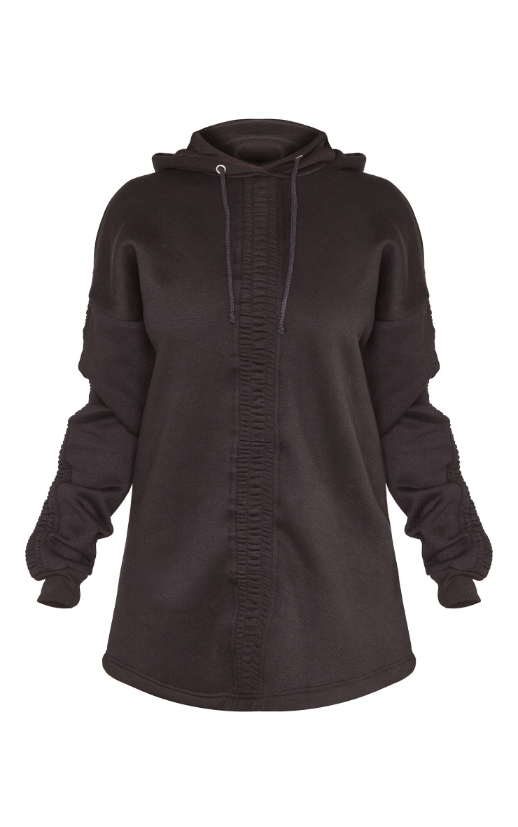 The Ruched Hoodie Dress