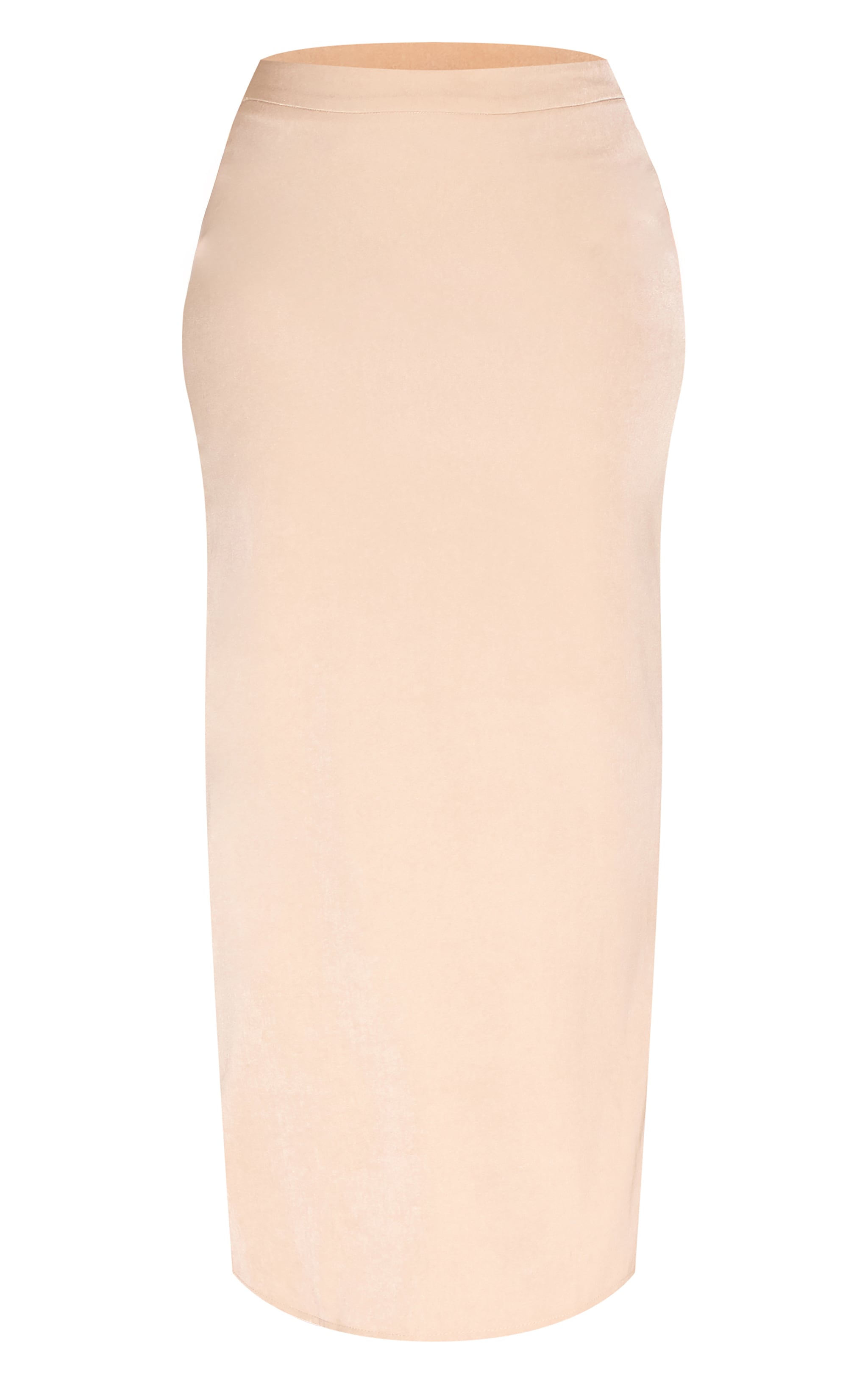 Shape Pebble Woven Tailored Highwaisted Maxi Skirt image 1