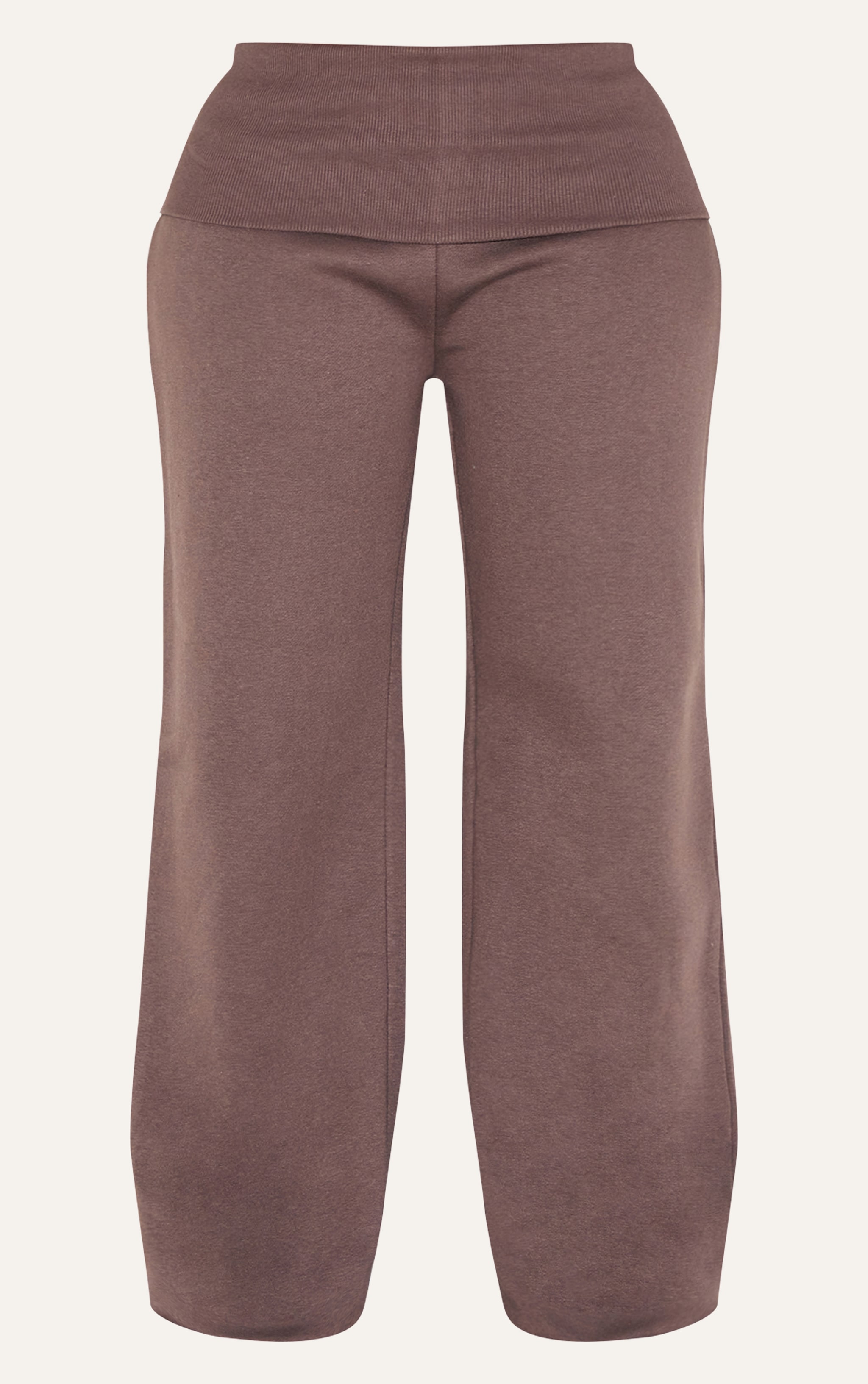 Shape Charcoal Foldover Waist Flare Track Pants image 5