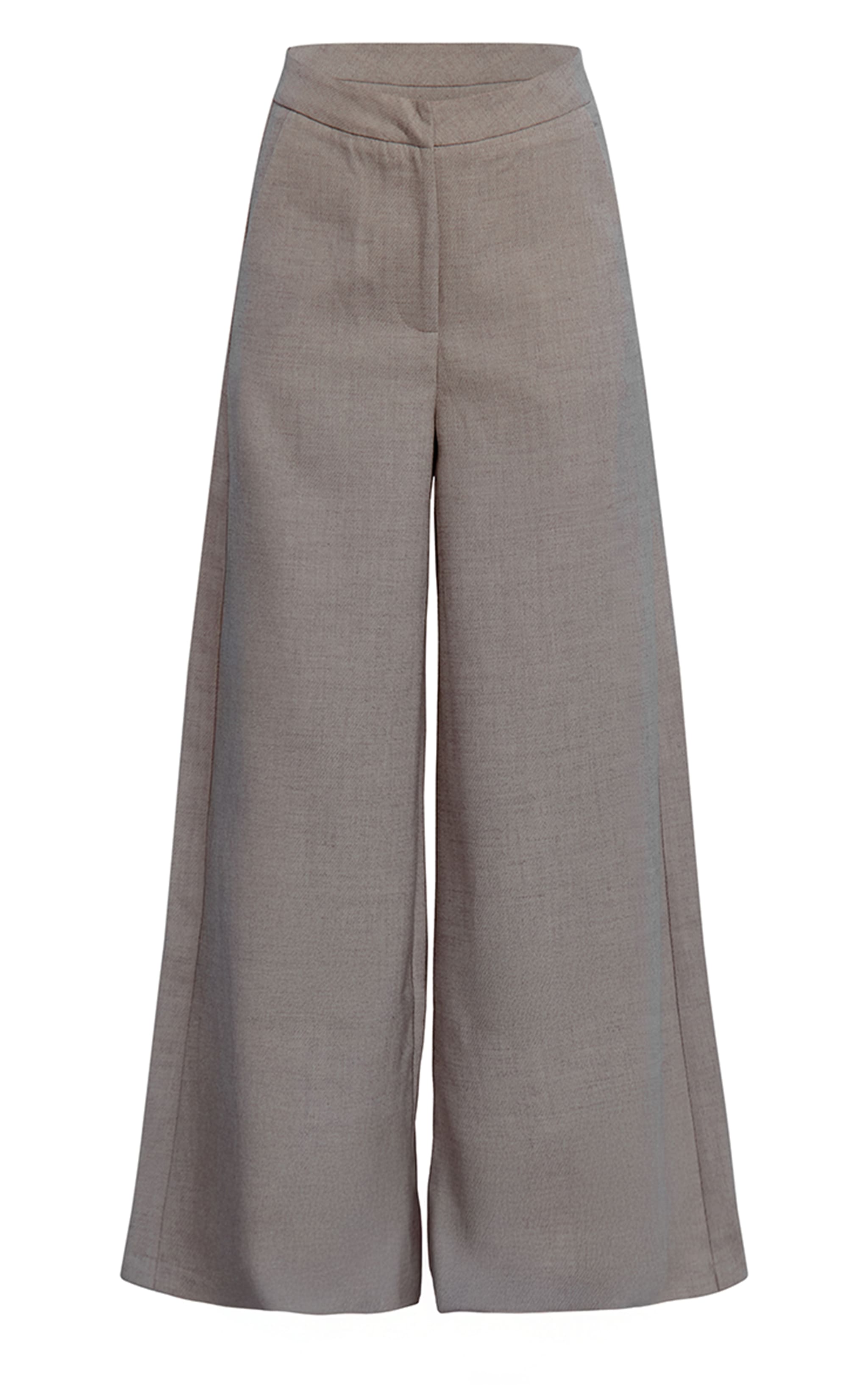 Stone Woven Wide Leg Extreme Pleated Pants image 5