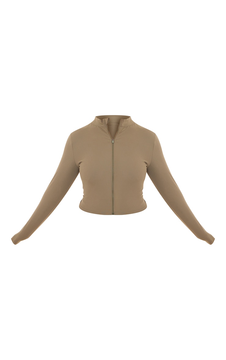Plus Veste basique en Sculpt vert olive image 5