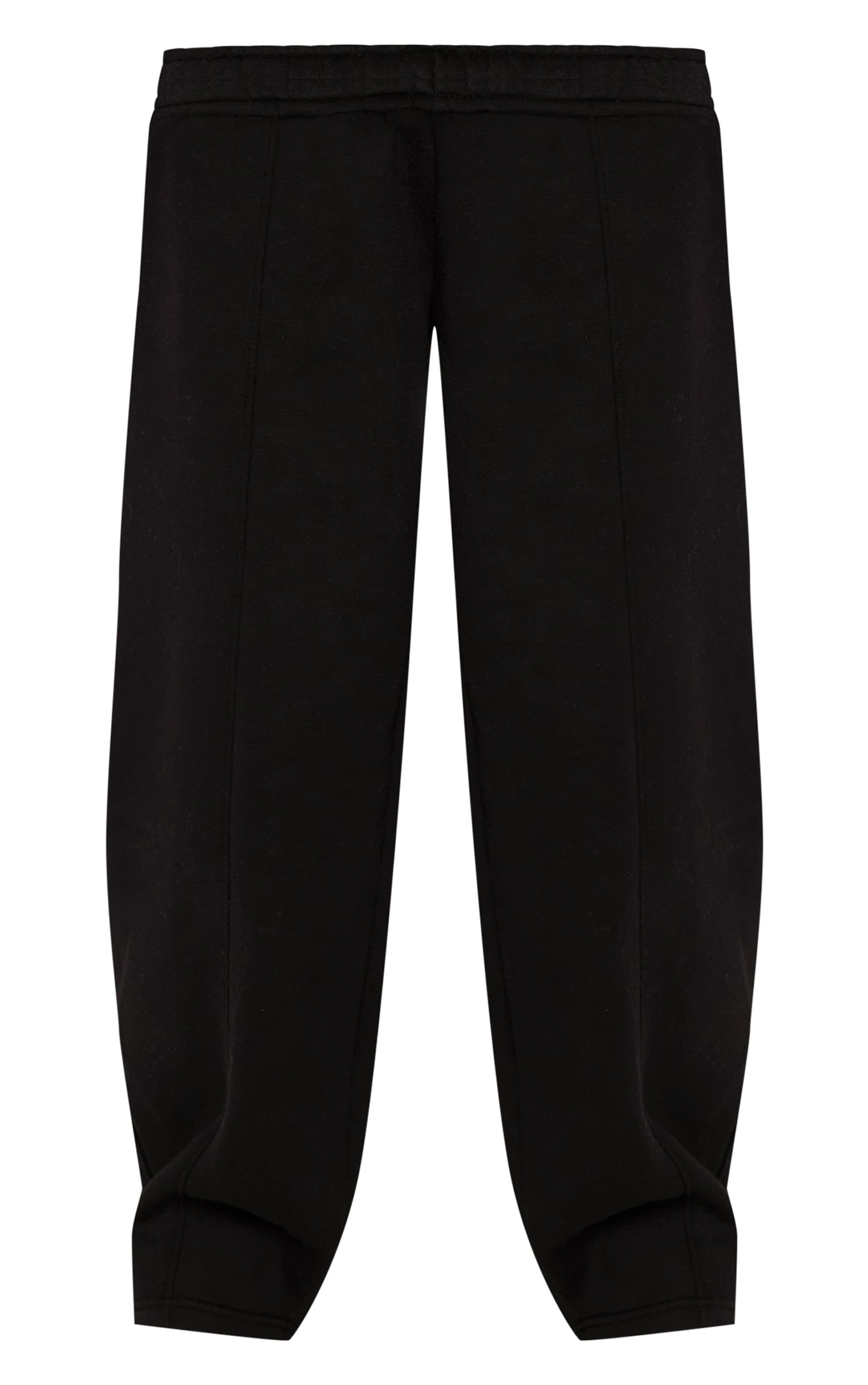 Black Pintuck Barrel Leg Sweatpant image 5