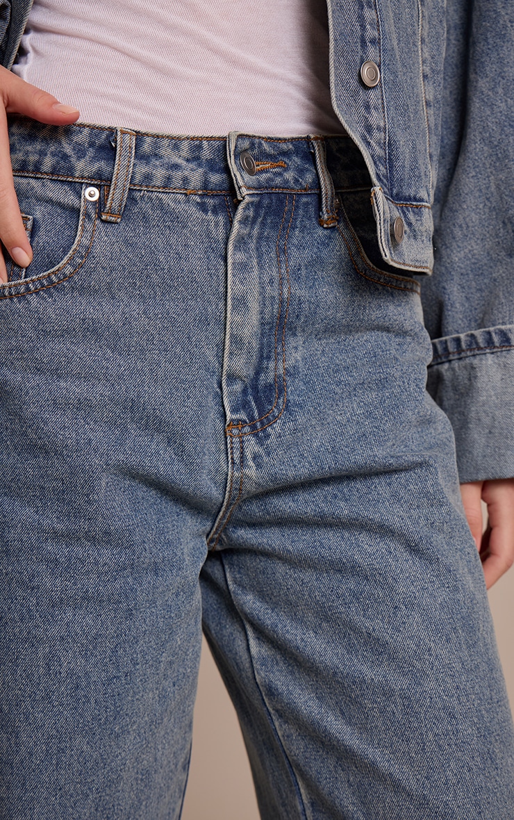 Vintage Turn Up Hem Jeans image 4