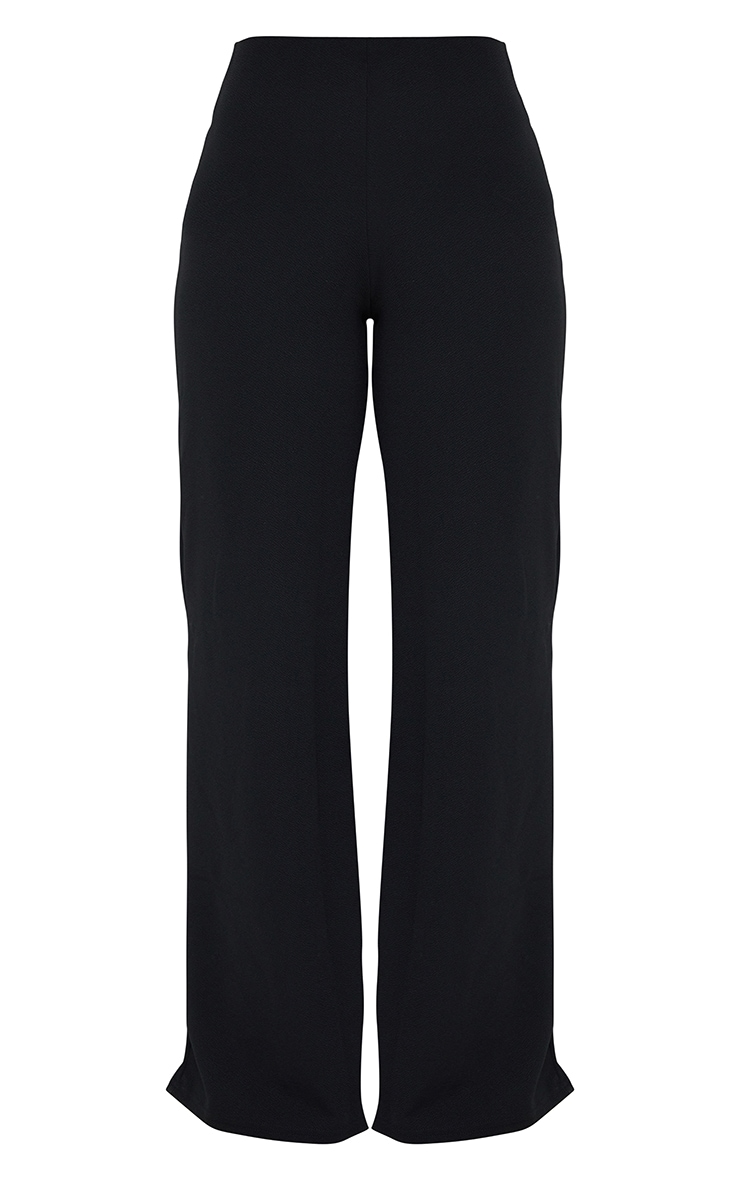 Petite Black Wide Leg Pants Petite PrettyLittleThing USA