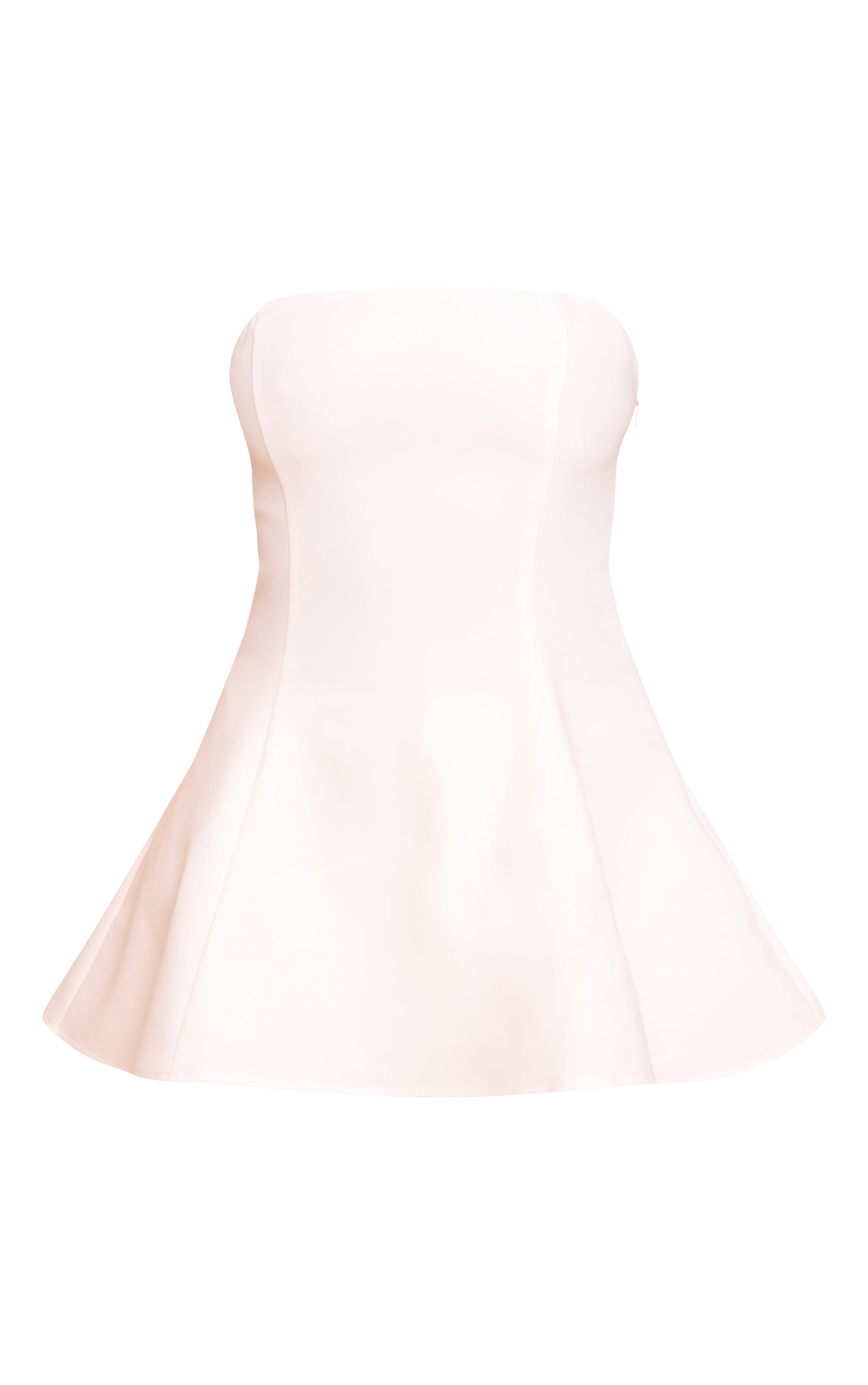 White Bandeau A-line Top image 5