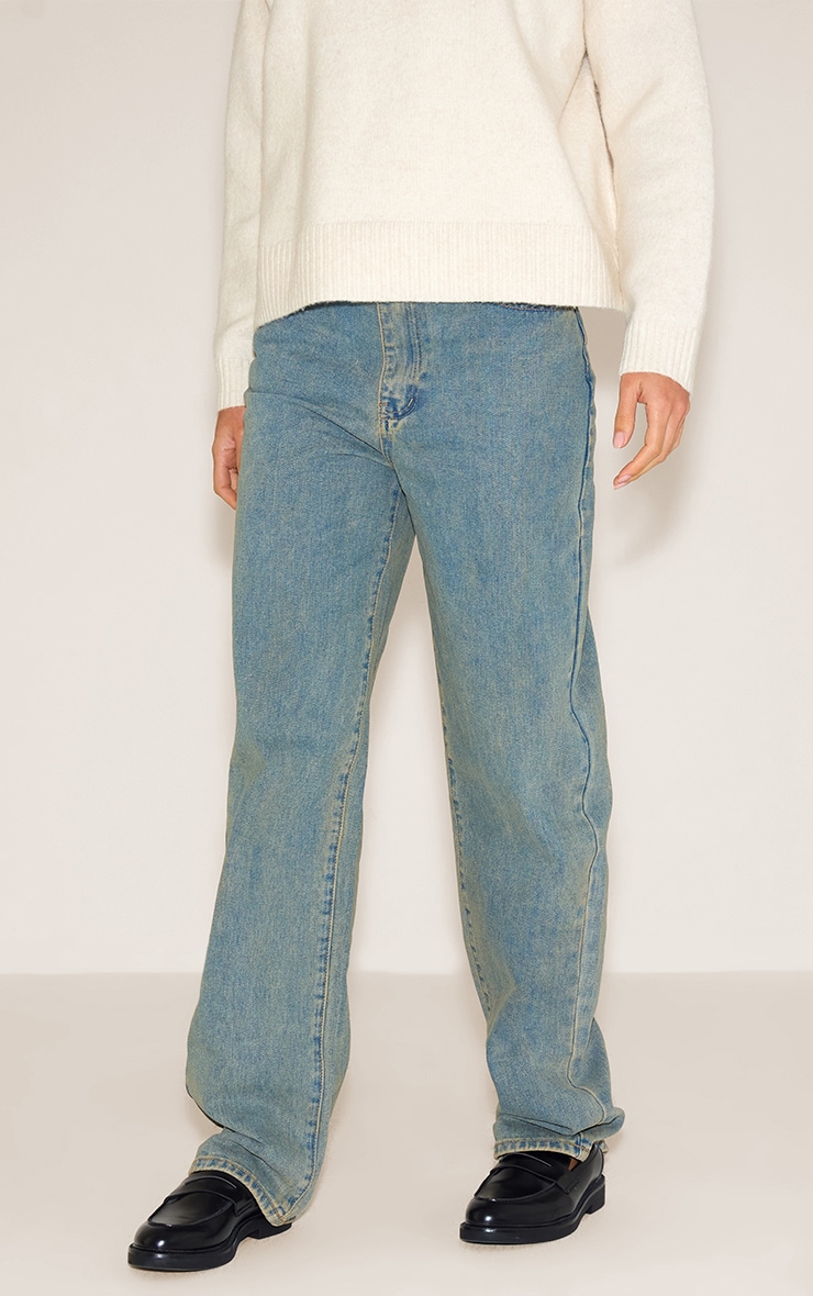 Tall Vintage Wash High Waist Boyfriend Jeans image 2