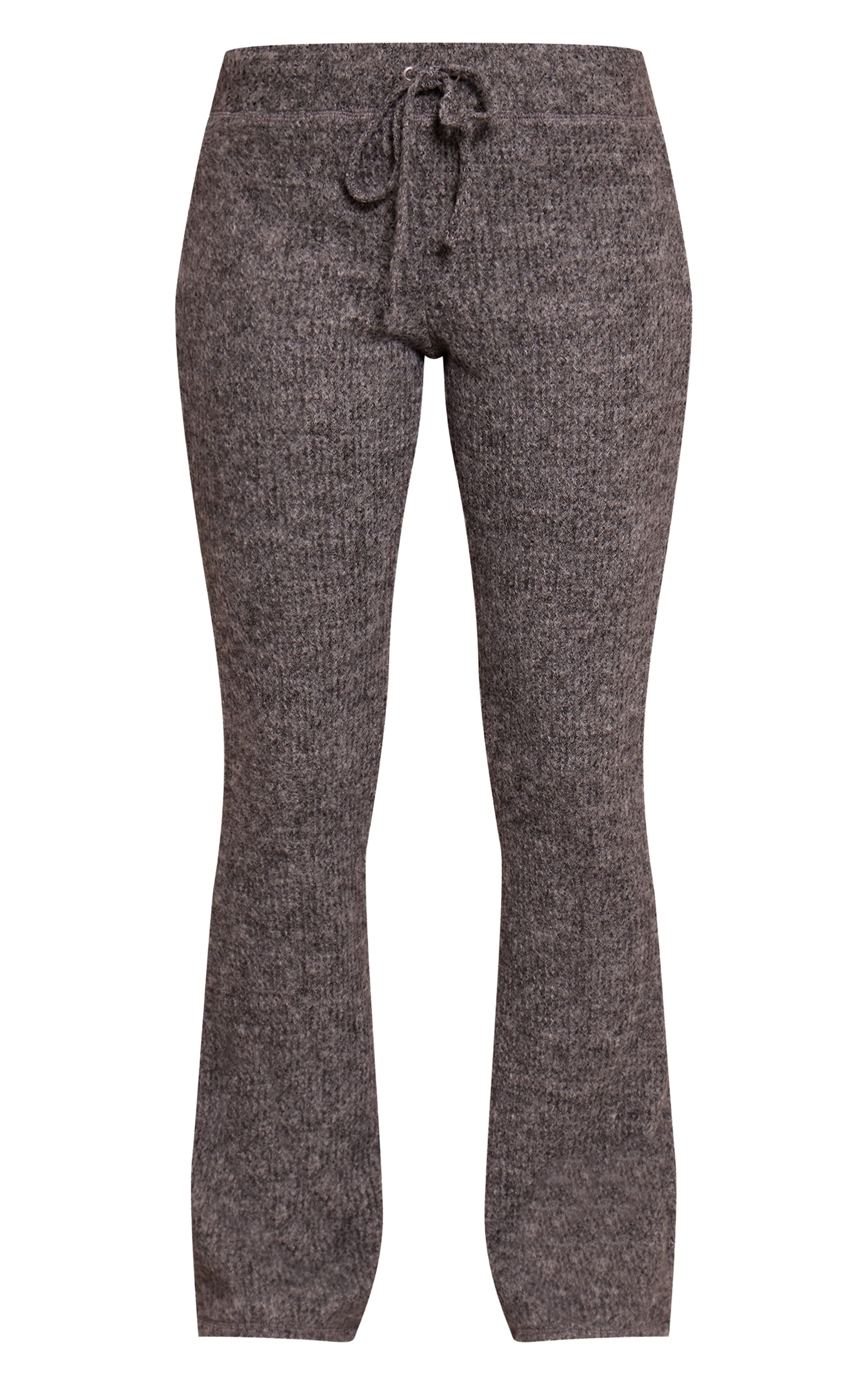 Pantalon skinny flare gauffré côtelé brossé gris anthracite image 5