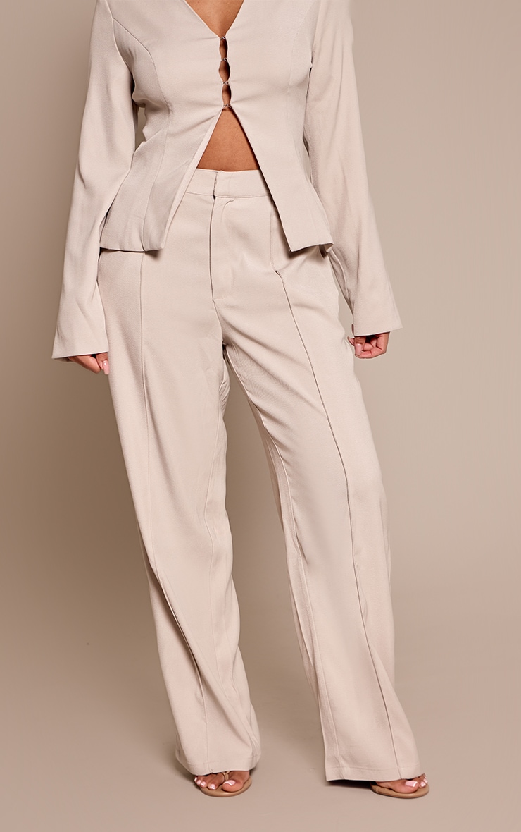 Shape Stone Seam Detail Wide Leg Pants image 2