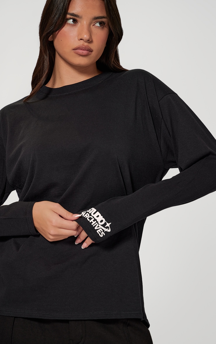 Black Studio Archives Oversized Long Sleeve T-shirt image 4