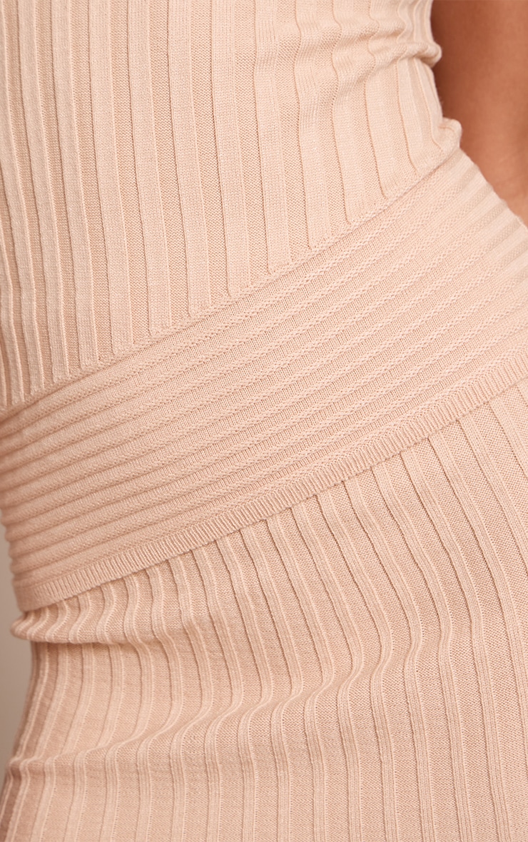 Stone Ribbed Knitted Mini Skirt image 5
