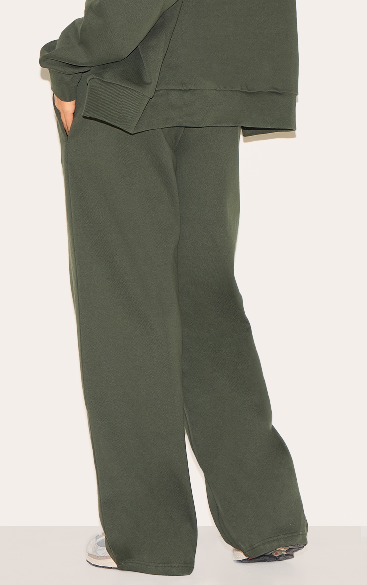 Jogging large oversize deluxe kaki brodé image 3