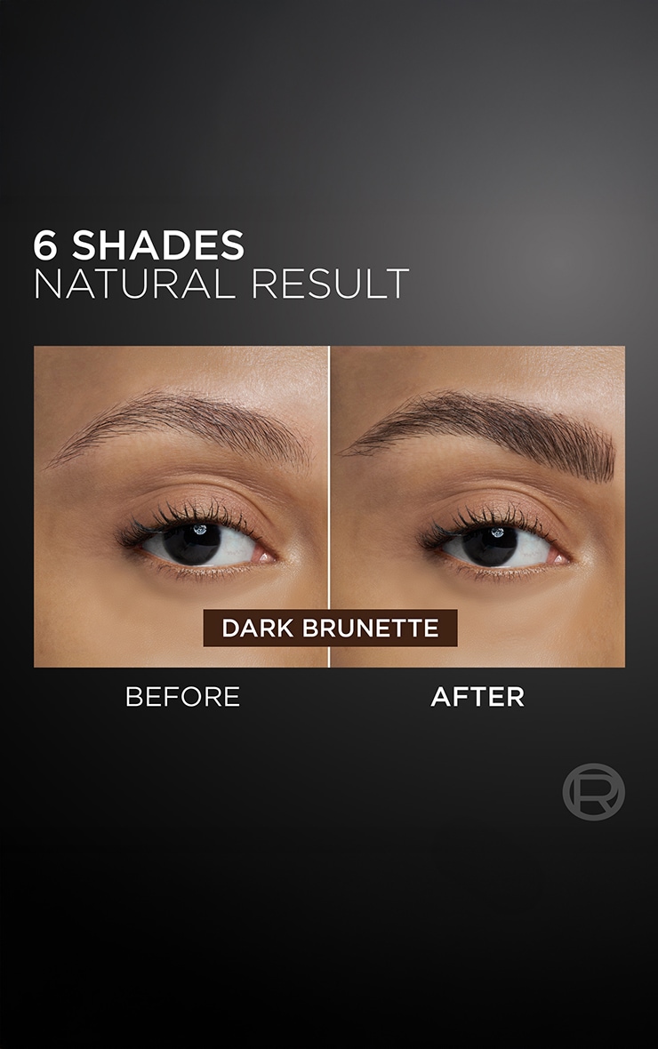 L'oréal Paris Infallible Faux Brow Tint Pen - Dark Brunette image 3