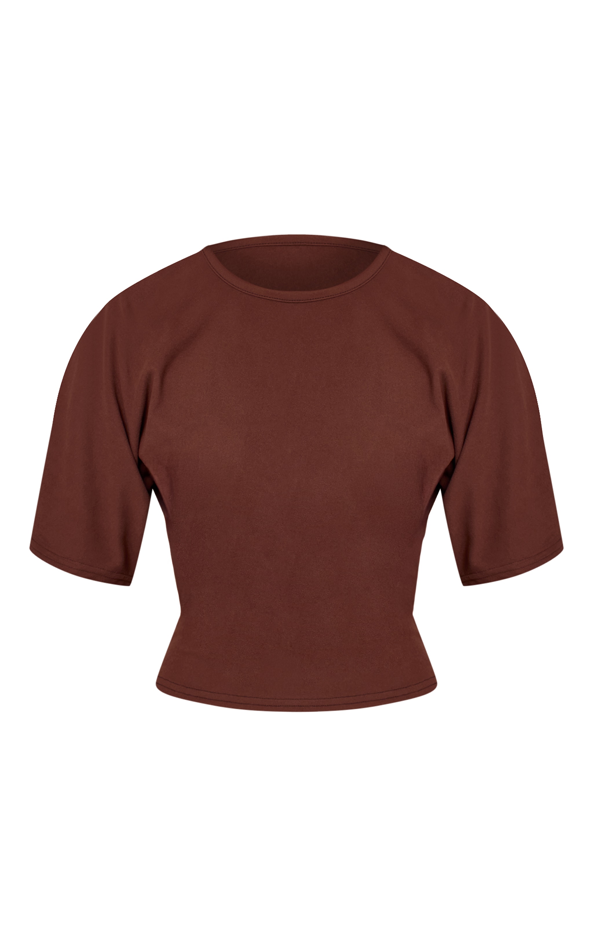 Chocolate Soft Touch Boxy T Shirt image 5