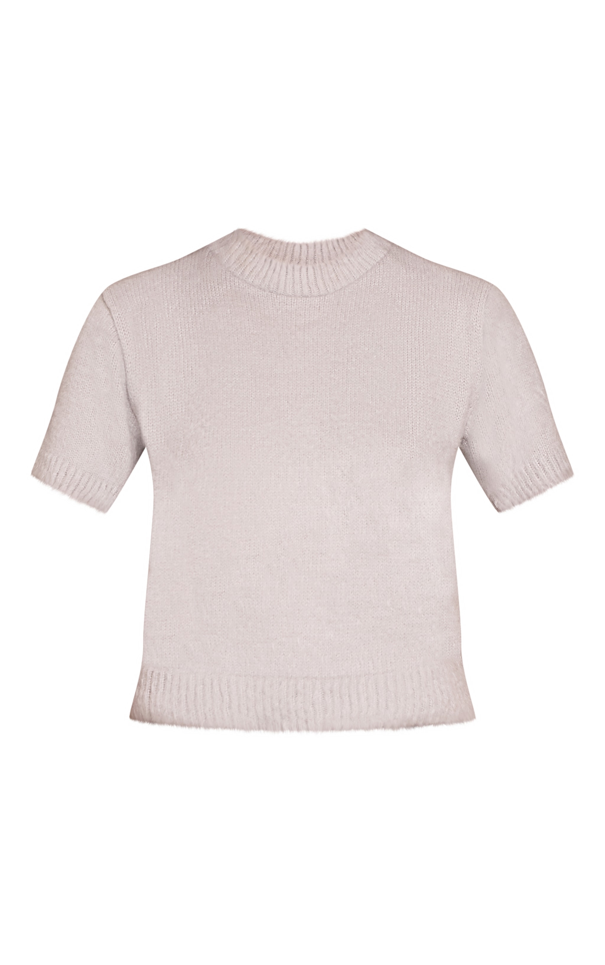 Soft Grey Brushed T-Shirt image 5