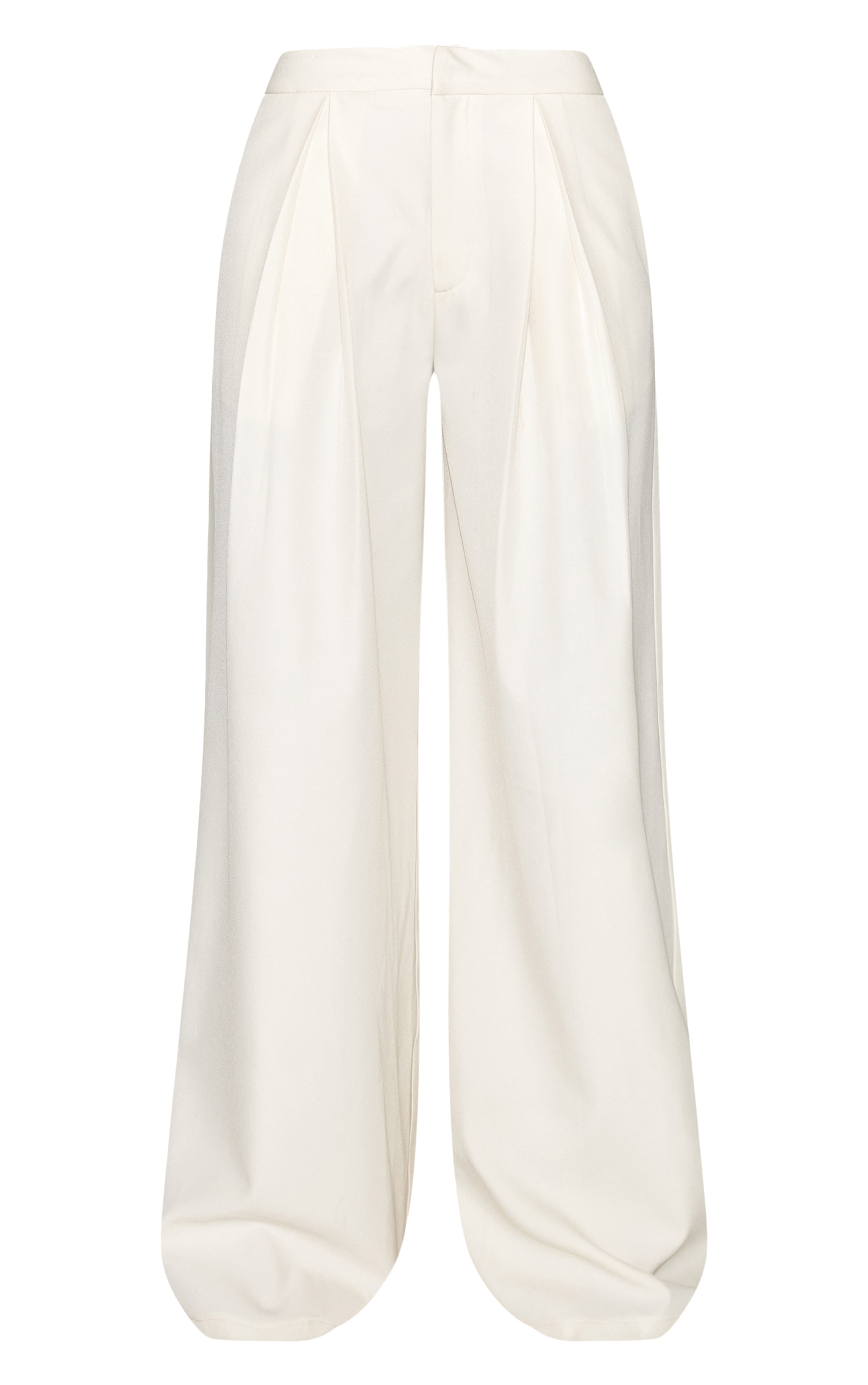 White Tailored Woven Wide Leg Pants | Co-ords