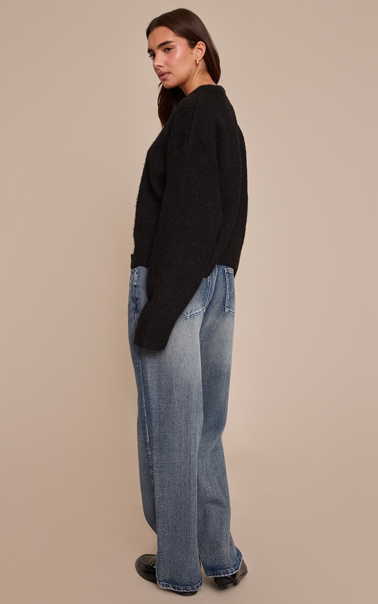 Vintage Low Rise Wide Leg Jeans image 3