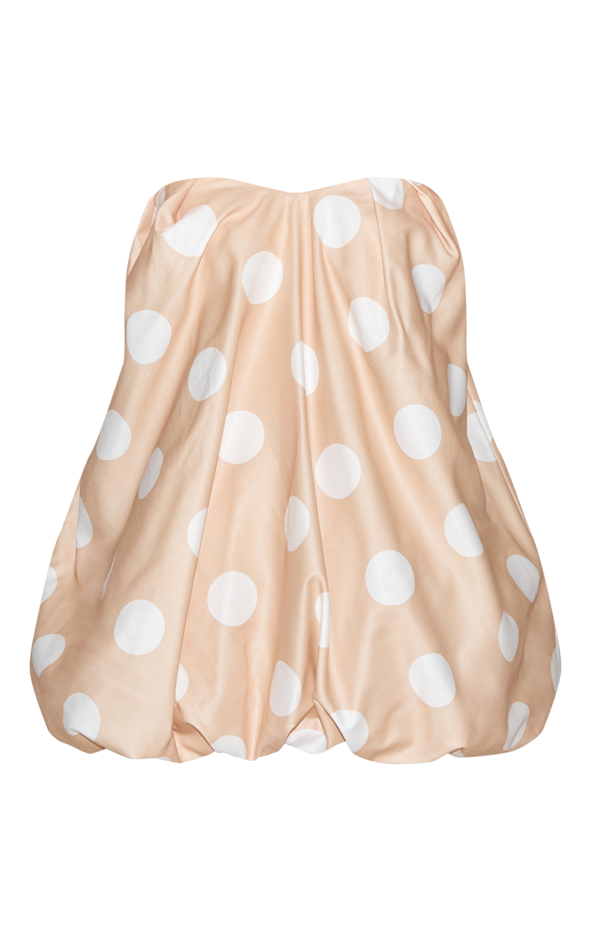 Stone Polka Dot Bandeau Puff Ball Dress image 5