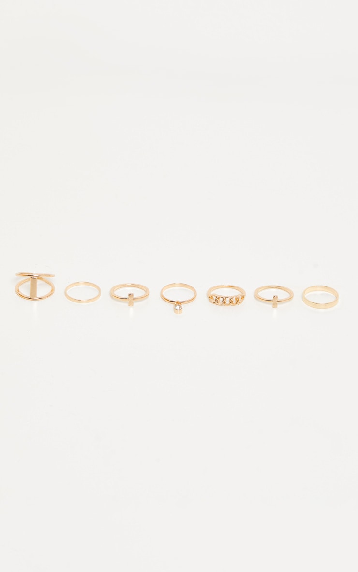 Gold Multi Pack Rings image 2