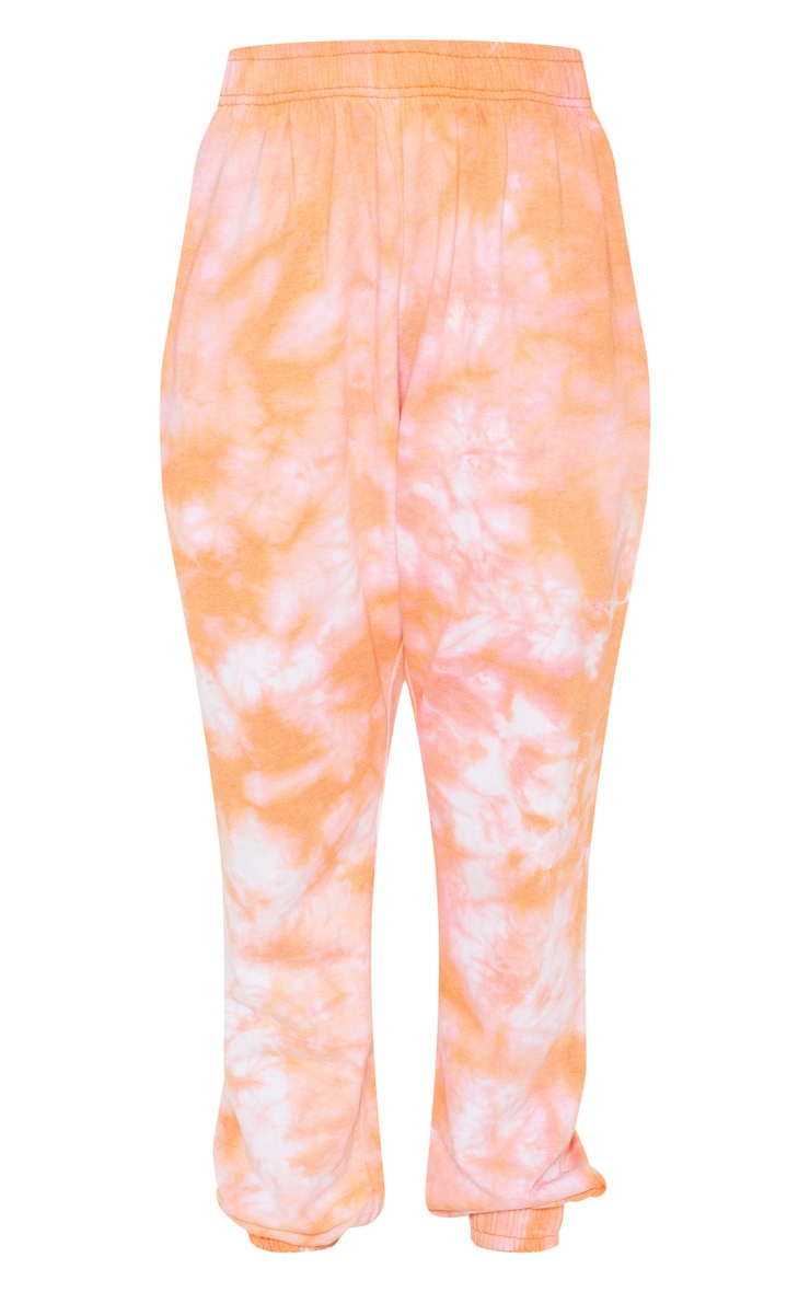 Orange and pink tie dye sweatpants store