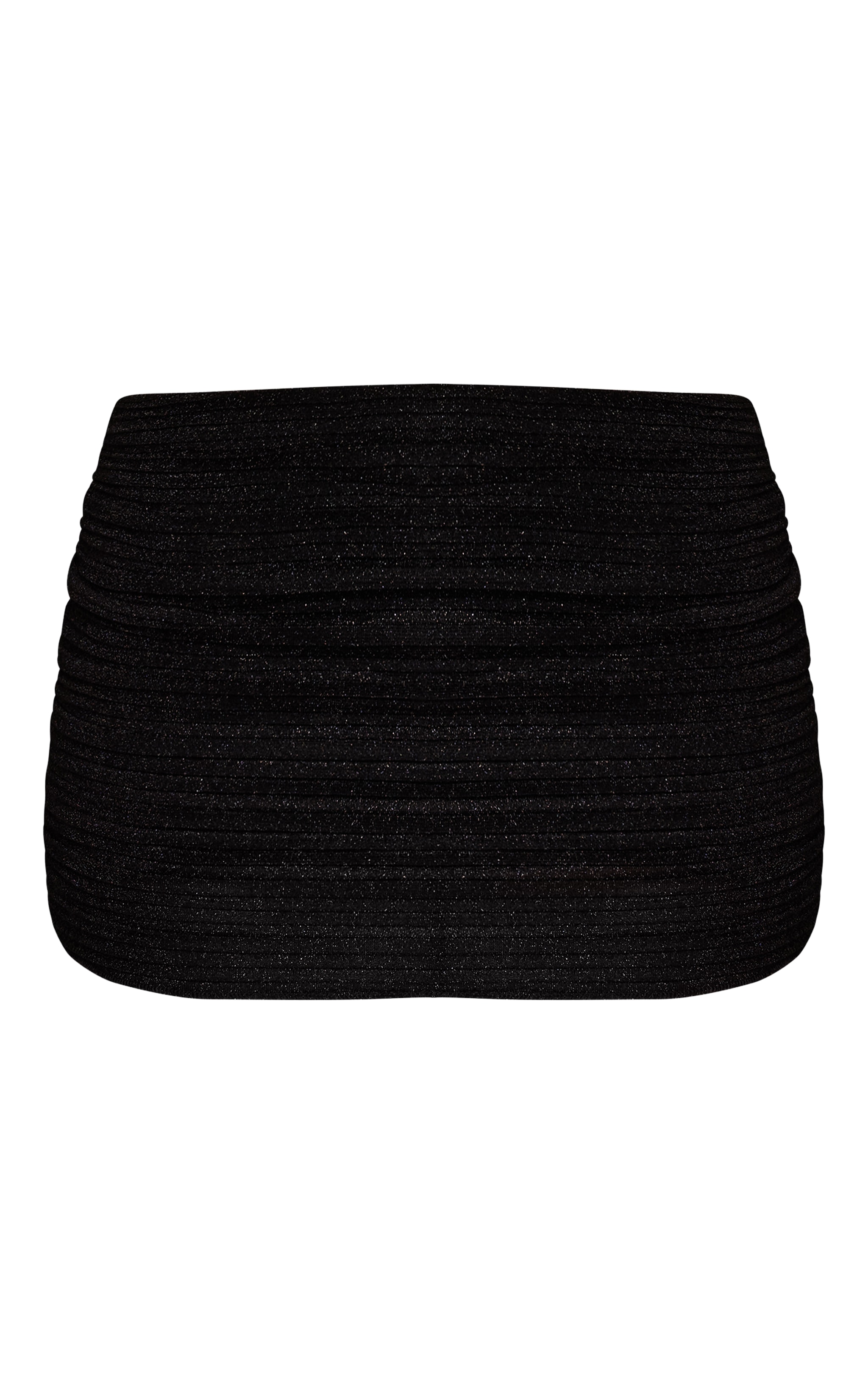 Mini-jupe texturée noire à paillettes image 6