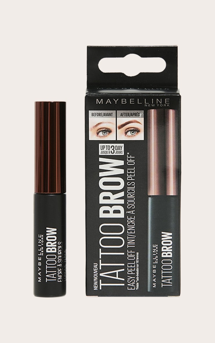 Maybelline Tattoo Brow Longlasting Gel Tint Dark Brown image 3