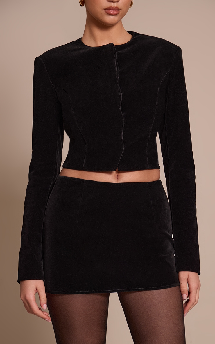 ё yo biotop Velvet mini skirt BIOTOP(ビオトープ) / 【yo BIOTOP