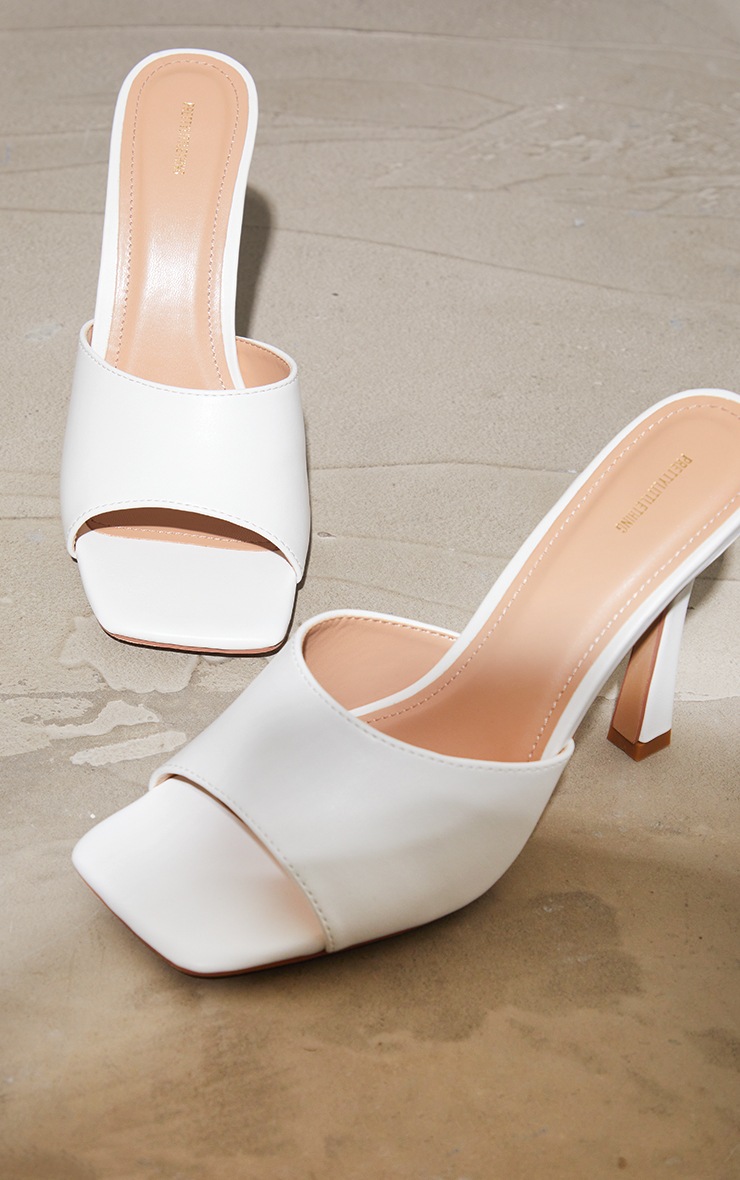 wide fit square toe heels