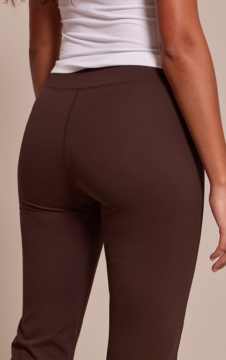 Tall Coffee Snatched Sculpt Flare Pants image 4