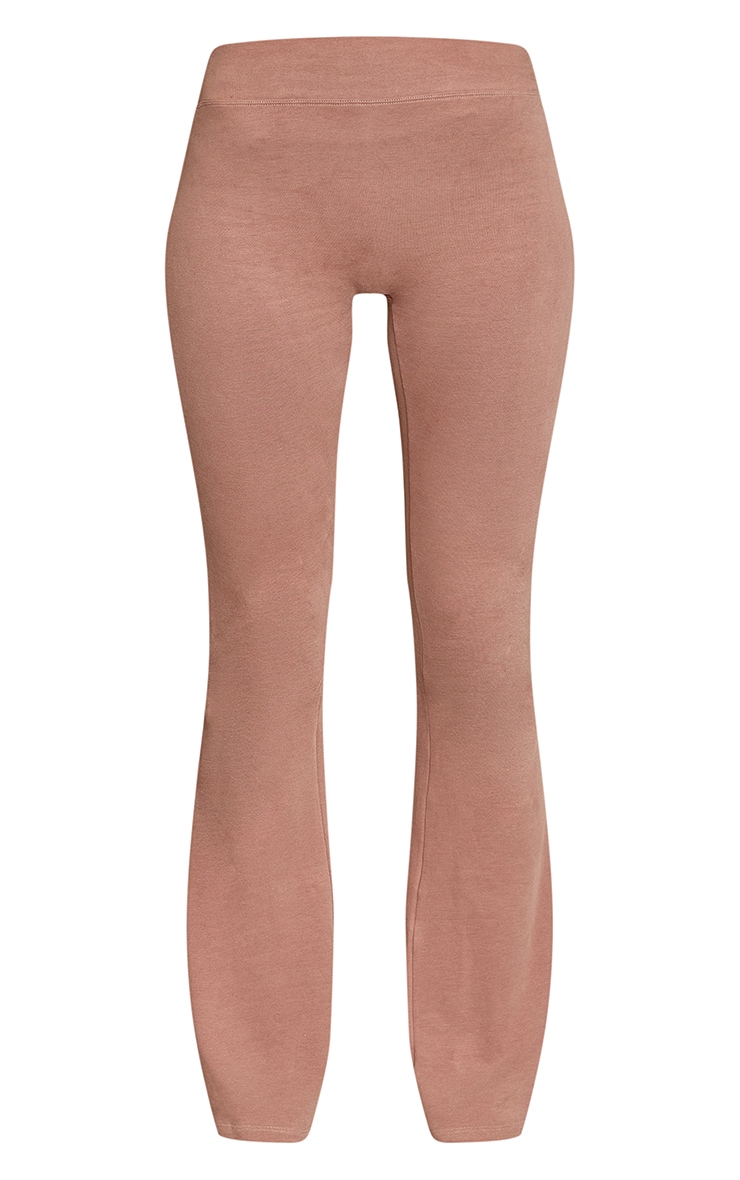 Tall PLT Mocha Soft Cotton Yoga Flares image 5