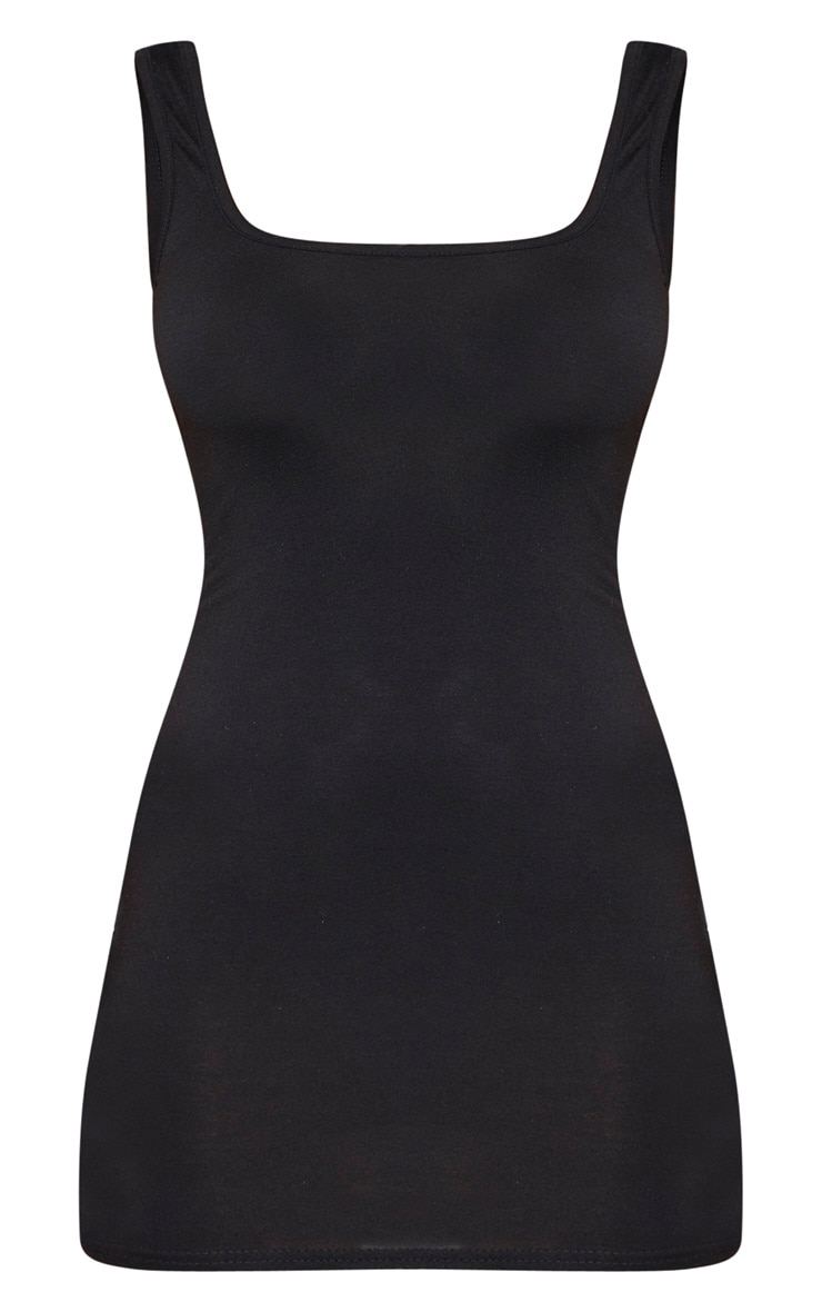 black tank mini dress