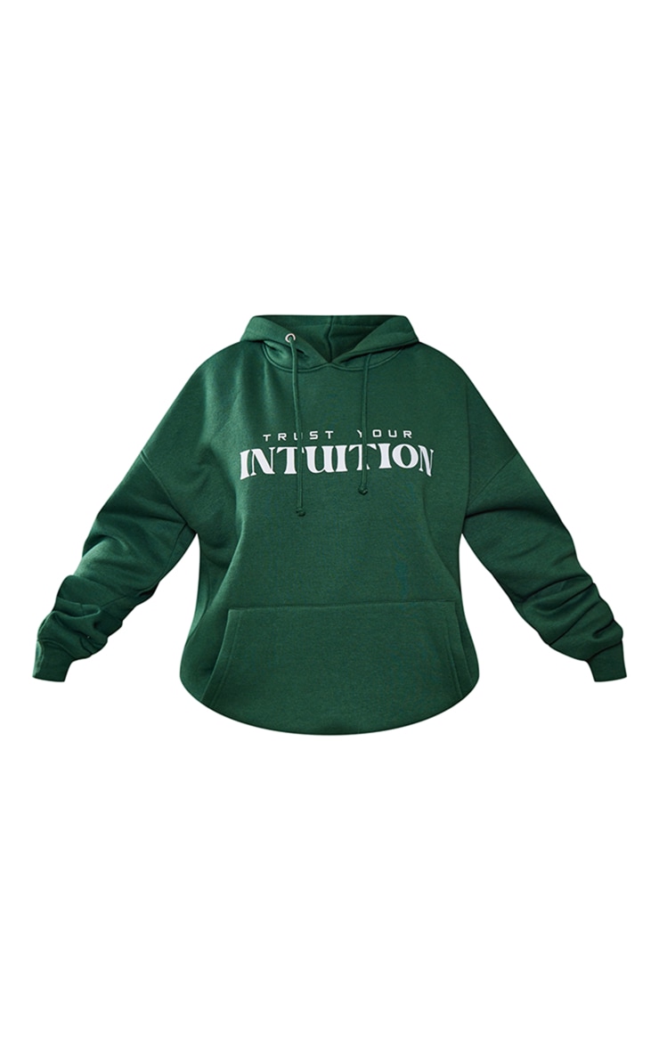 Hoodie Vert Forêt À Trust Your Intuition Athleisure PLT FR