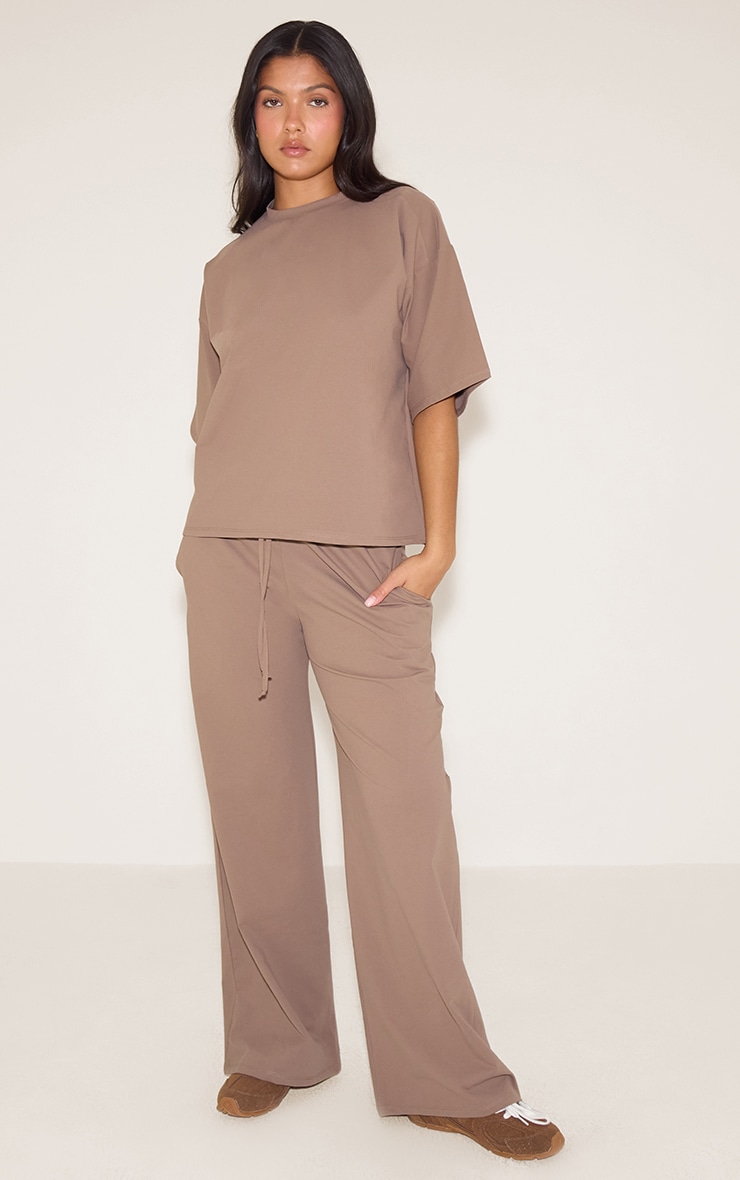 Chocolate Interlock Crew Neck T-shirt image 3