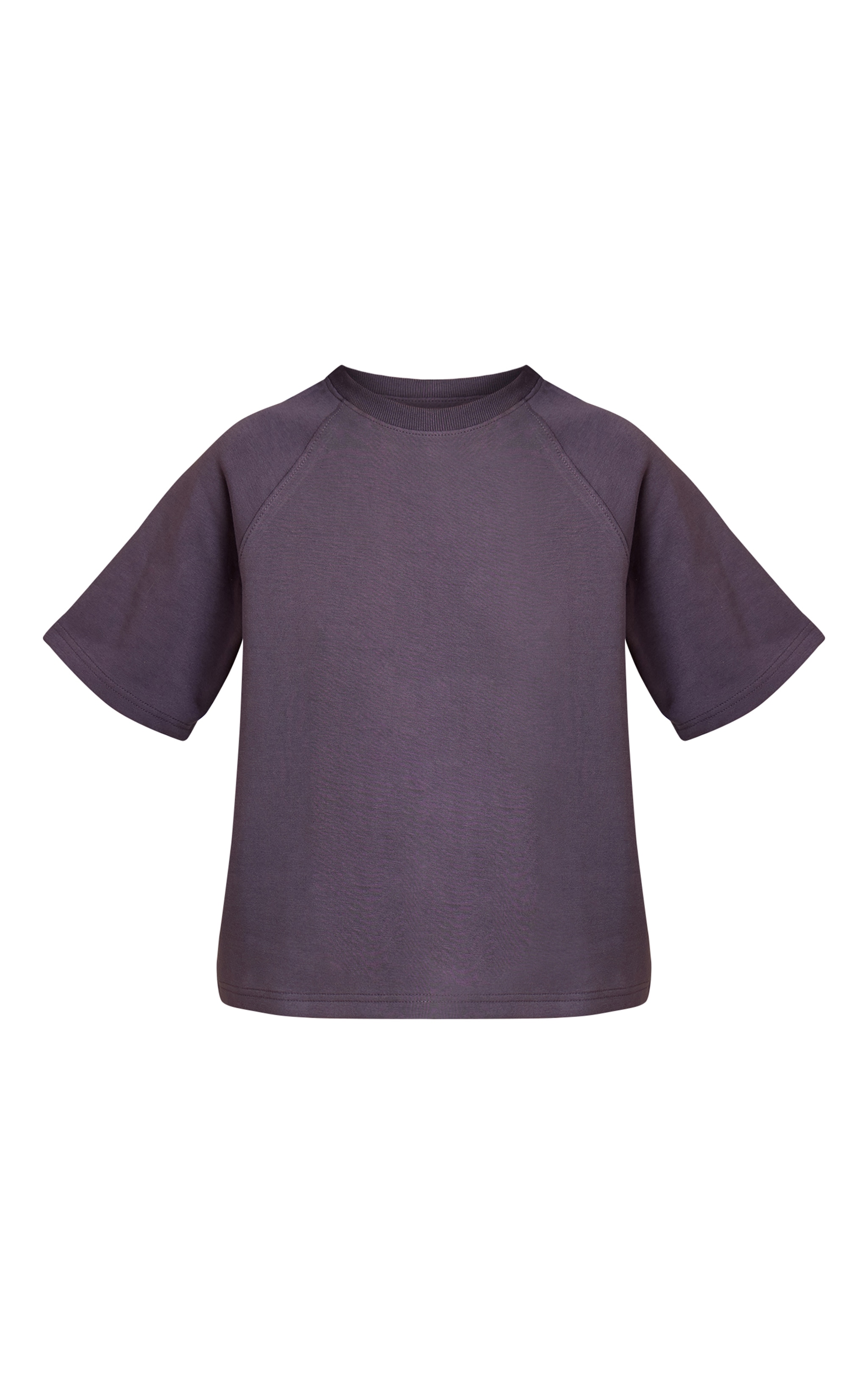 Tall Navy Interlock Cropped Boxy Sweatshirt image 5