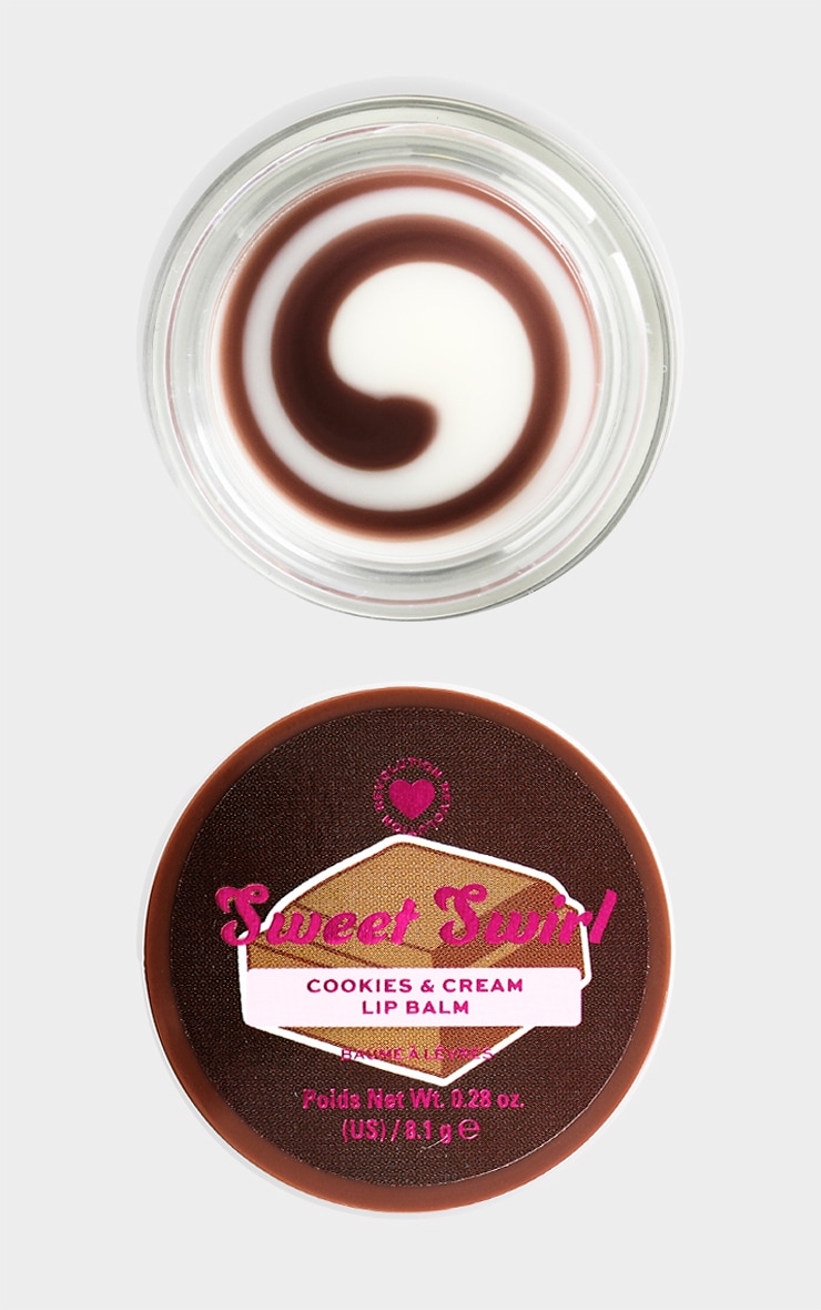 I Heart Revolution Sweet Swirl Lip Balm - Cookies And Cream image 2