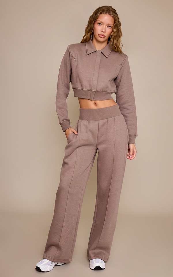 Mushroom High Waist Straight Leg Sweatpants