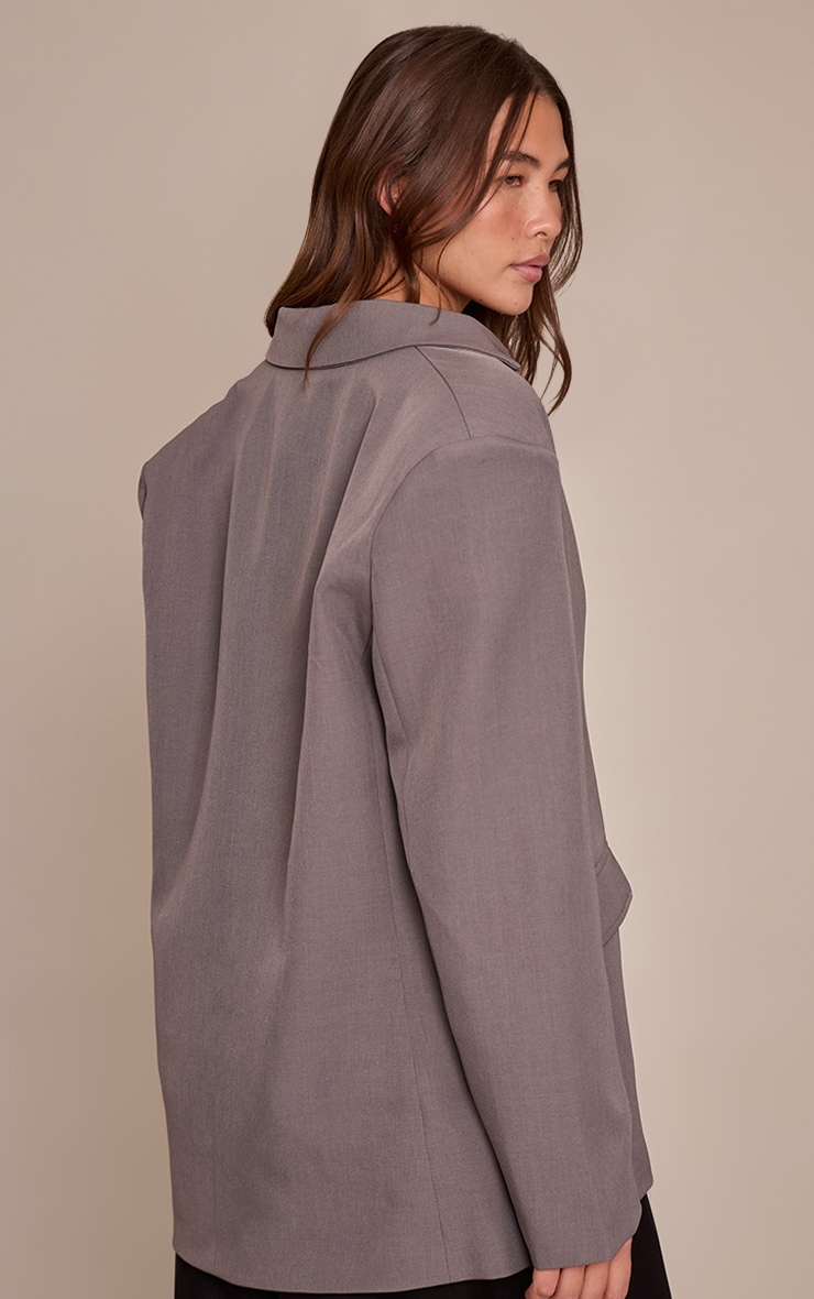 Charcoal Oversized Blazer image 2