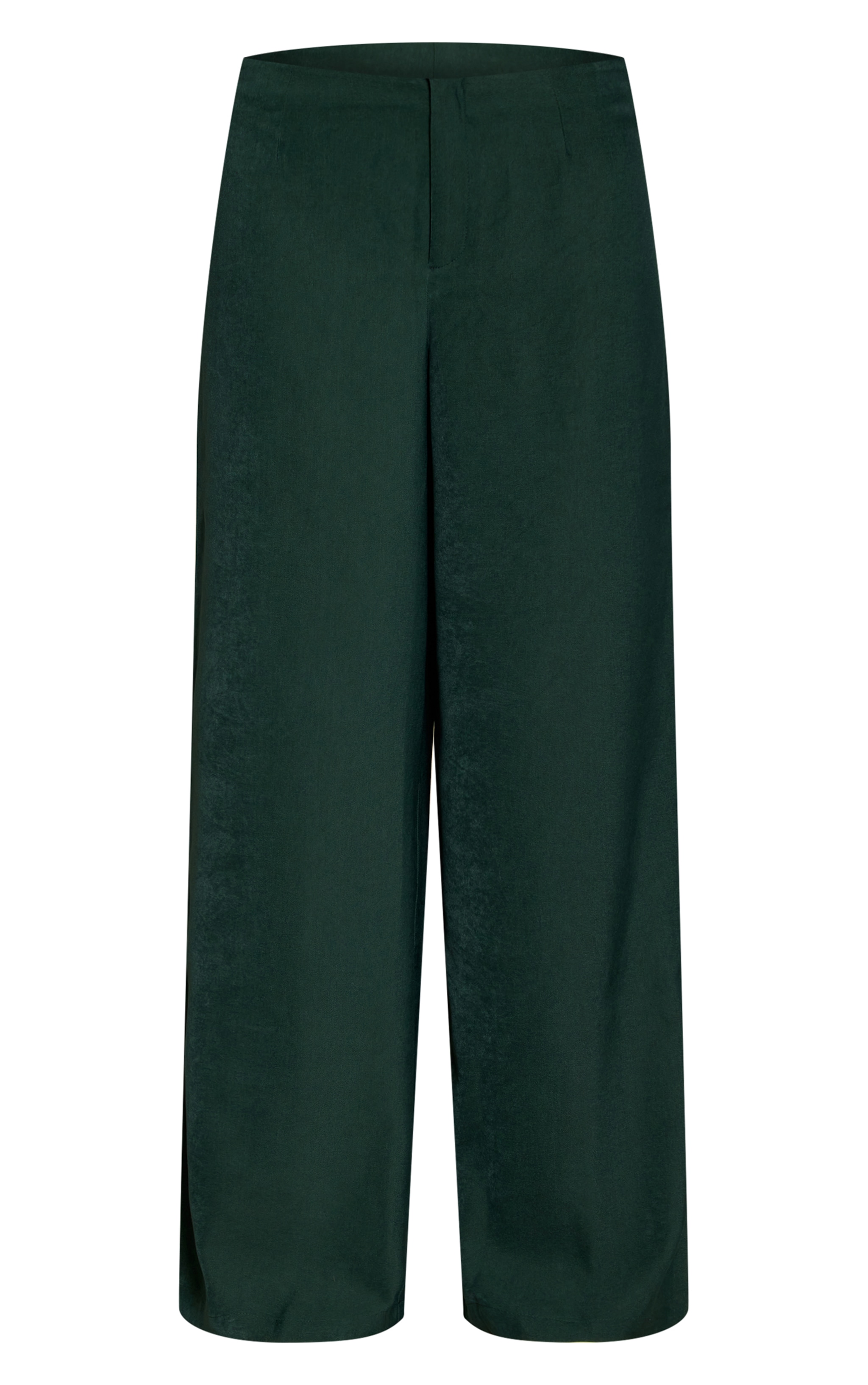 Forest Green Wide Leg Pants image 5