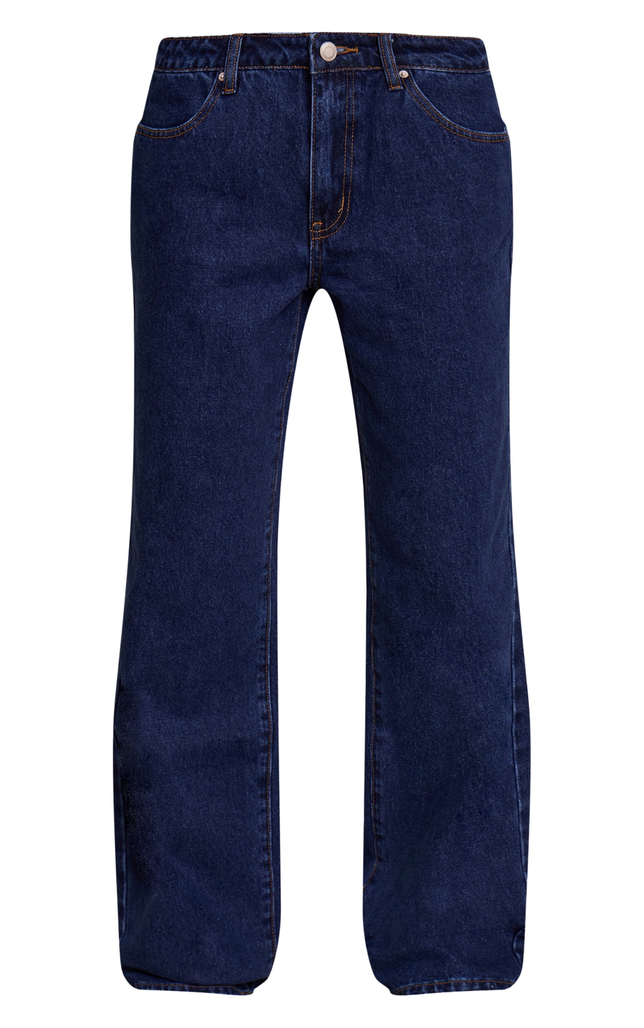 Indigo High Waist Straight Leg image 5
