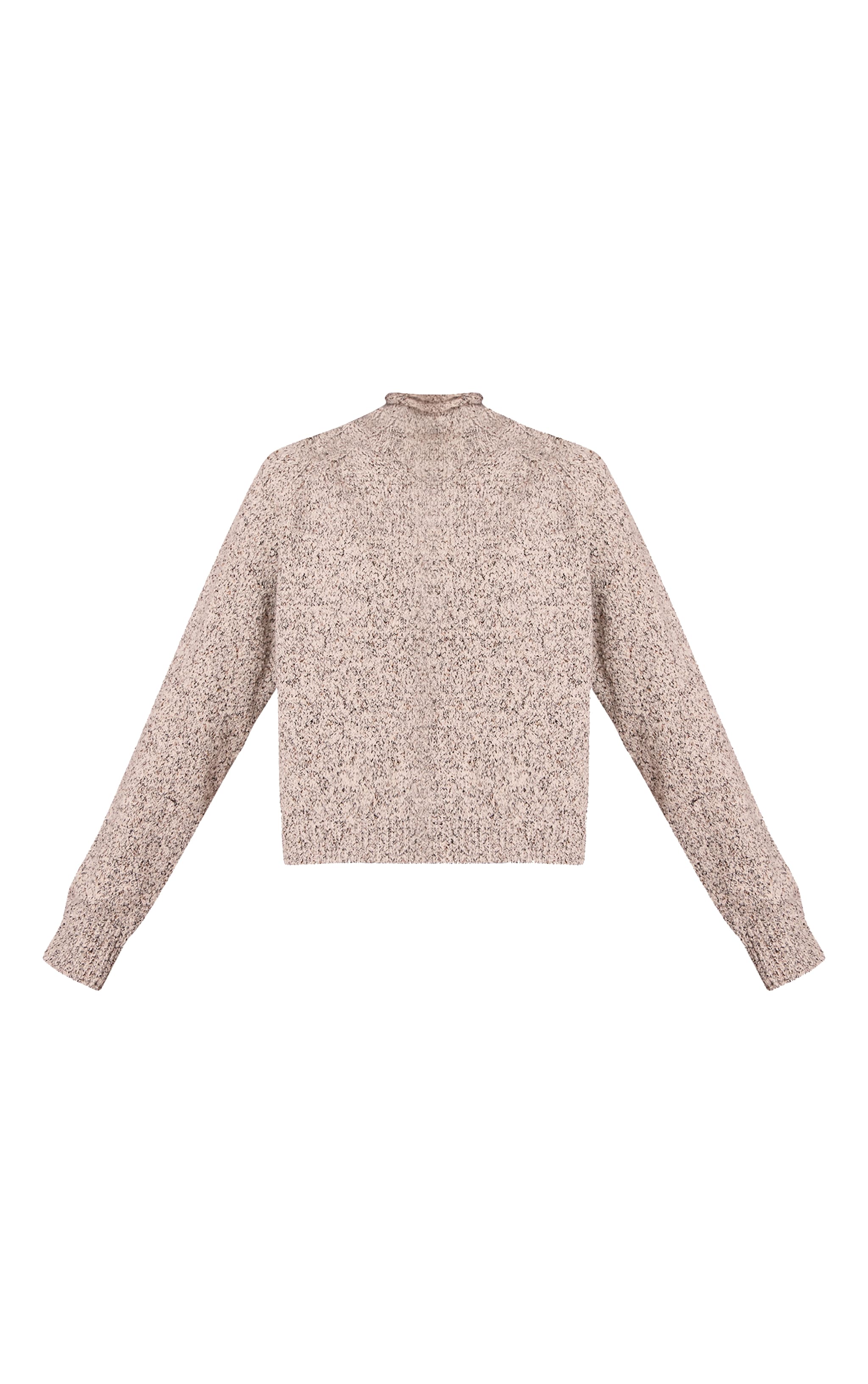 Grey Marl Relaxed Long Sleeve Sweater image 5