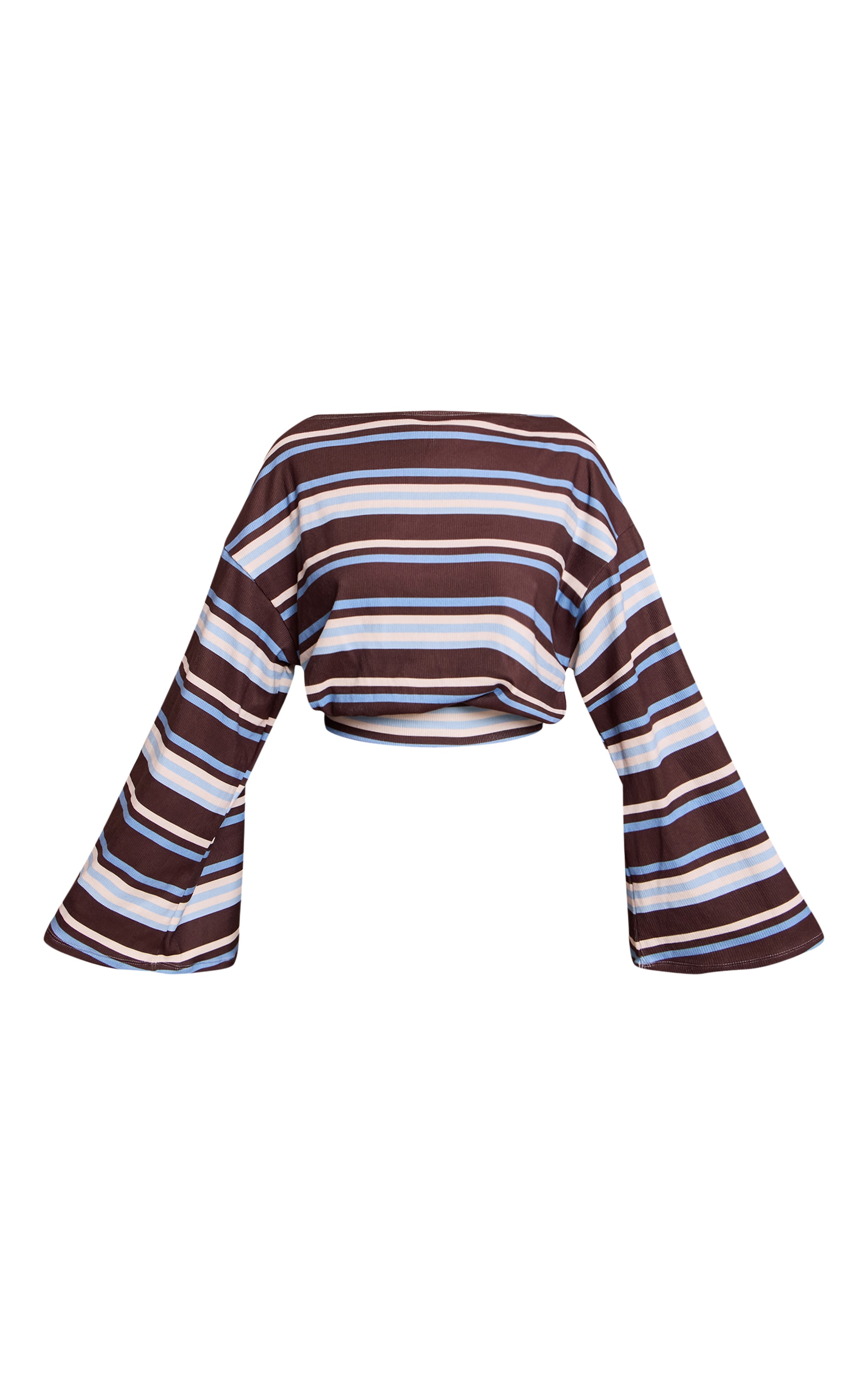 Petite Pull ample asymétrique chocolat multicolore image 5