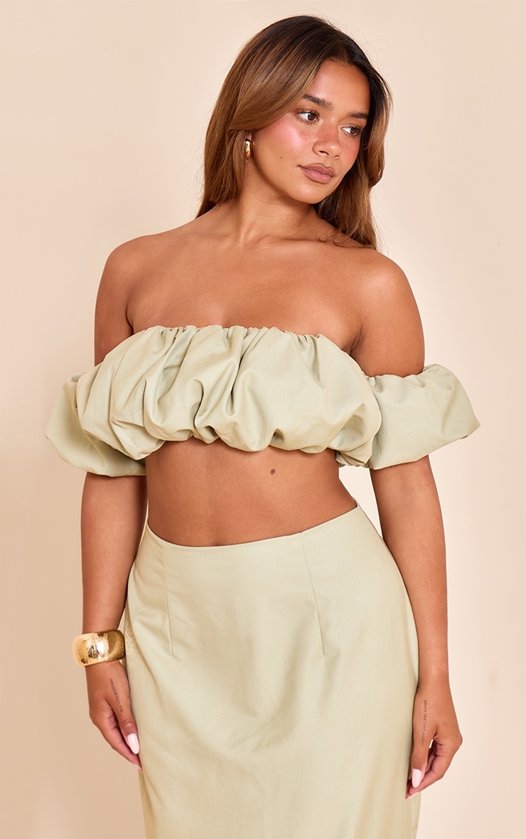 Tシャツ・カットソー [ZEROPLANET] Sally Off-Shoulder Crop Top [2 COLOR] The Hello Pretty Off-Shoulder Top – Shoppe Twelve