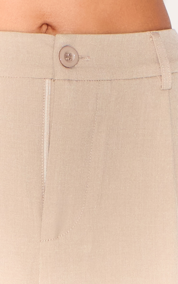 Pantalon de tailleur droit argile image 4