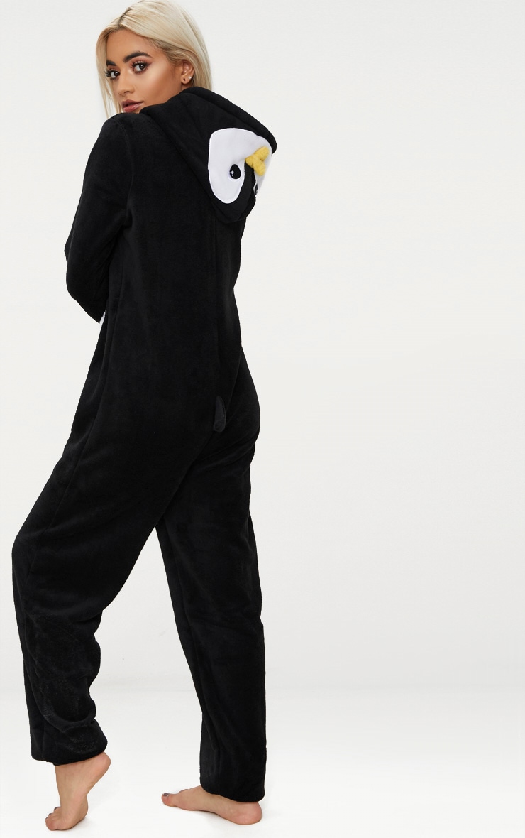Black Penguin Onesie Nightwear Onesies PLT KSA