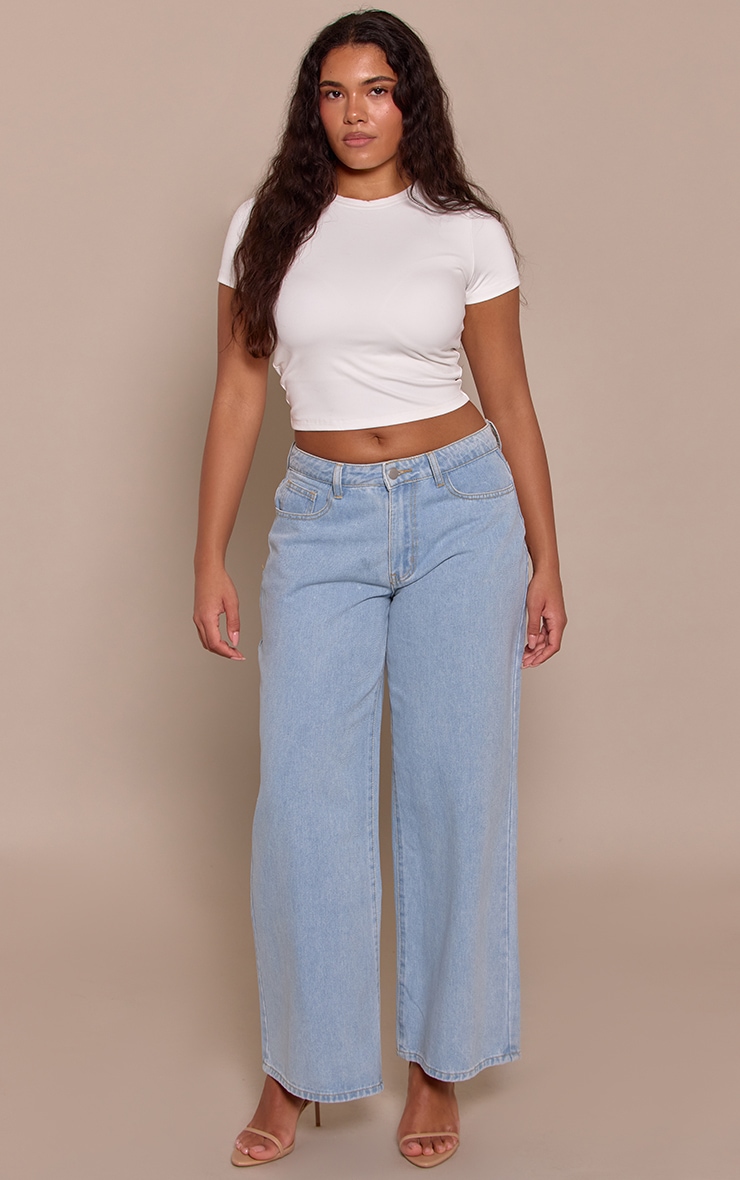 Shape White Built In Bra Sculpt Short Sleeve T-shirt image 3