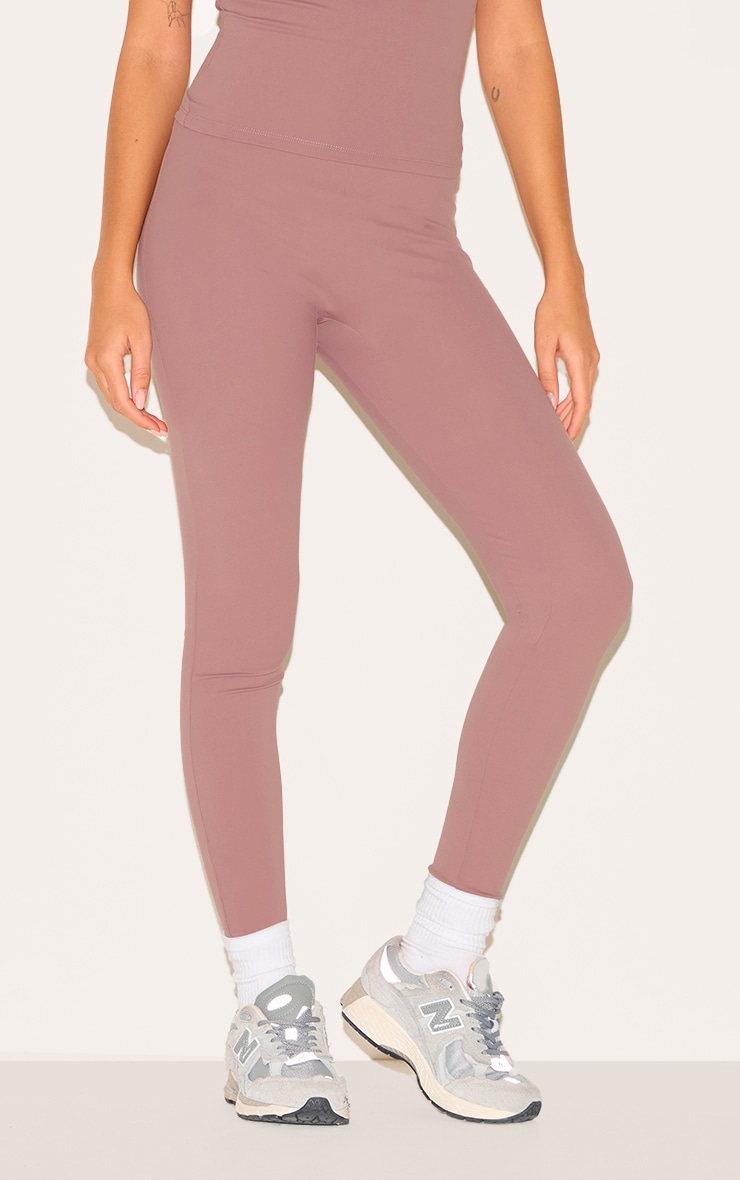 Legging en Sculpt mauve à taille très haute image 2