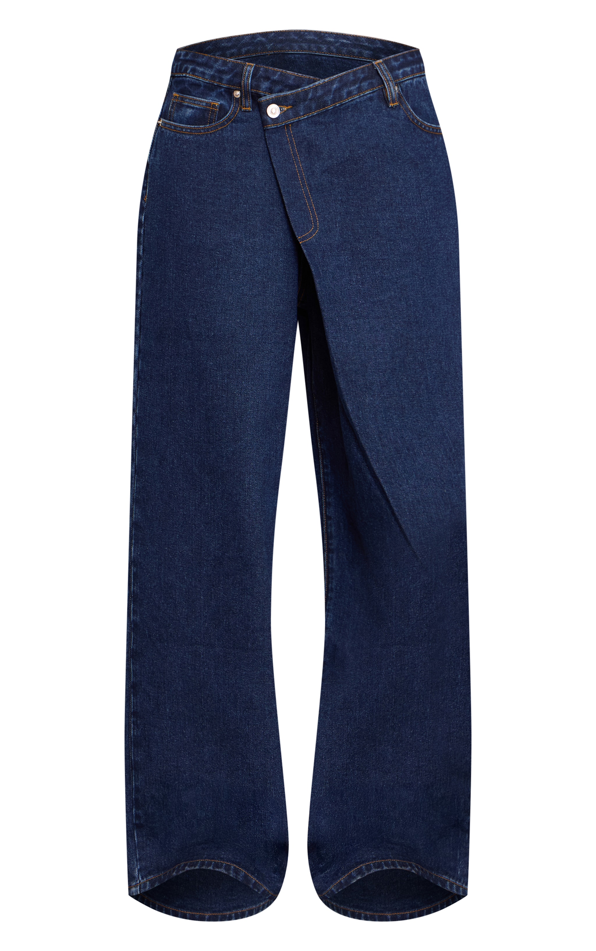 Indigo Extreme Asym Slouchy Wide Leg Jeans image 5