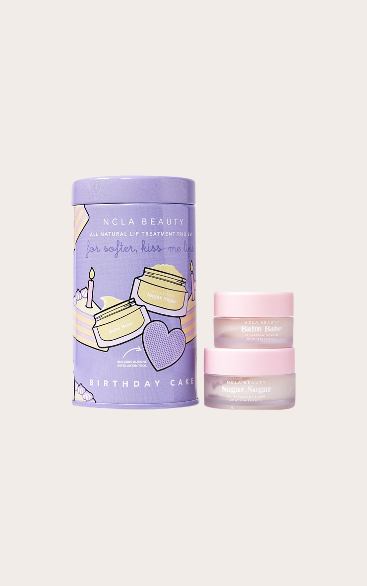 NCLA Birthday Cake Lip Care Set + Lip Scrubber (Worth £31) image 1