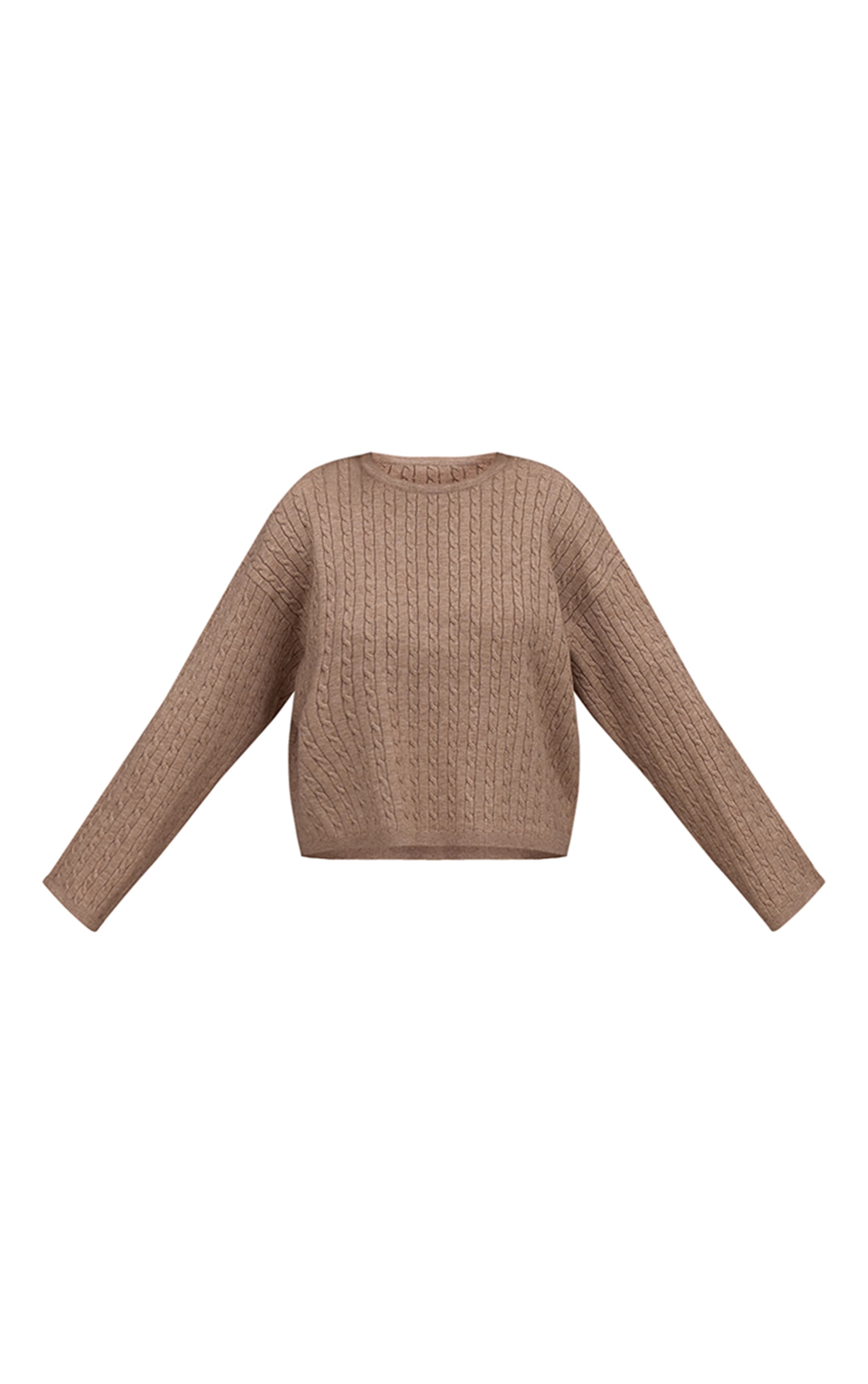 Stone Baby Cable Knit Oversized Sweater  image 5